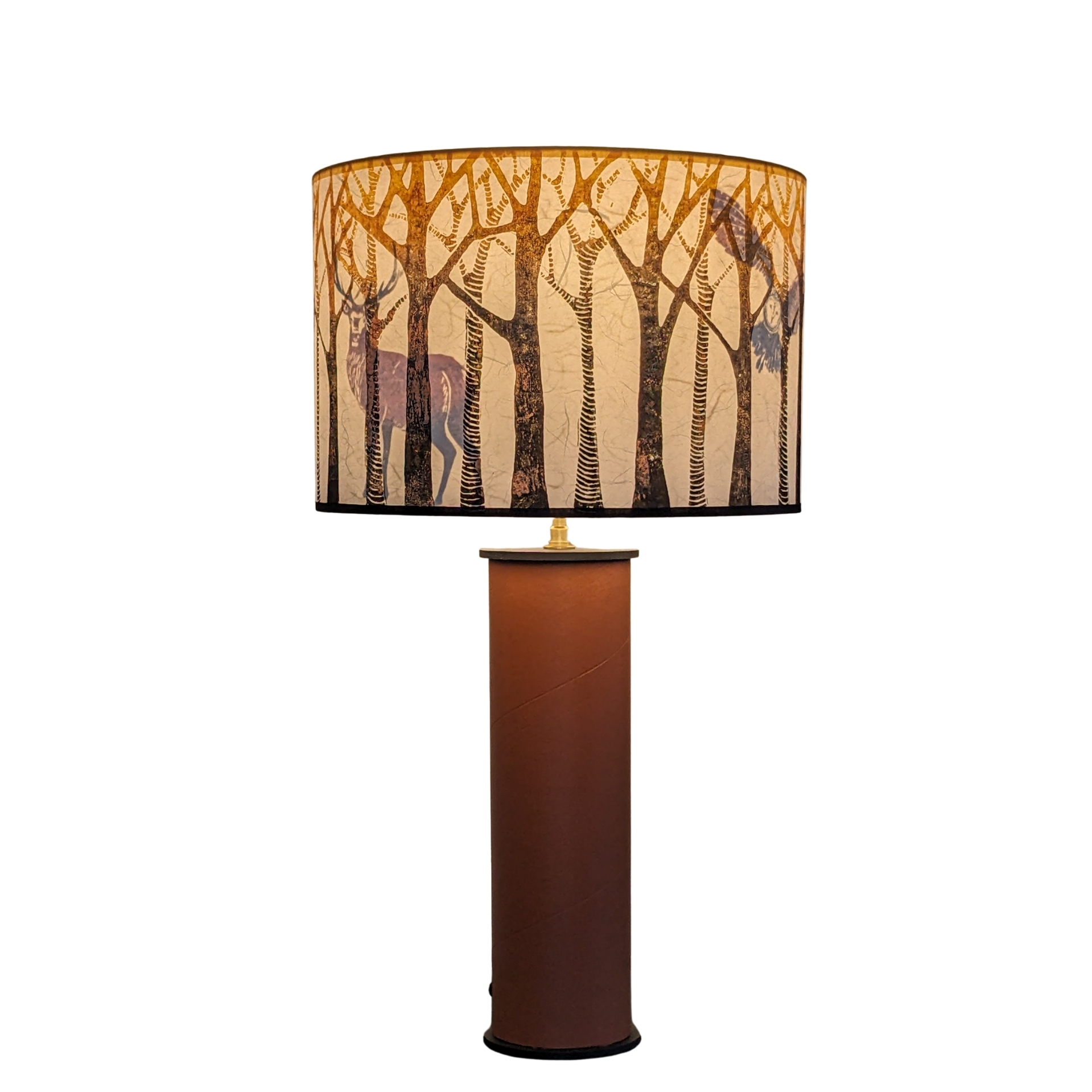 Abat Jour Collection Forets 001C FLEDERMAUS Luminaires Artisanaux Lampe De Createur Modele Shigeru Allume