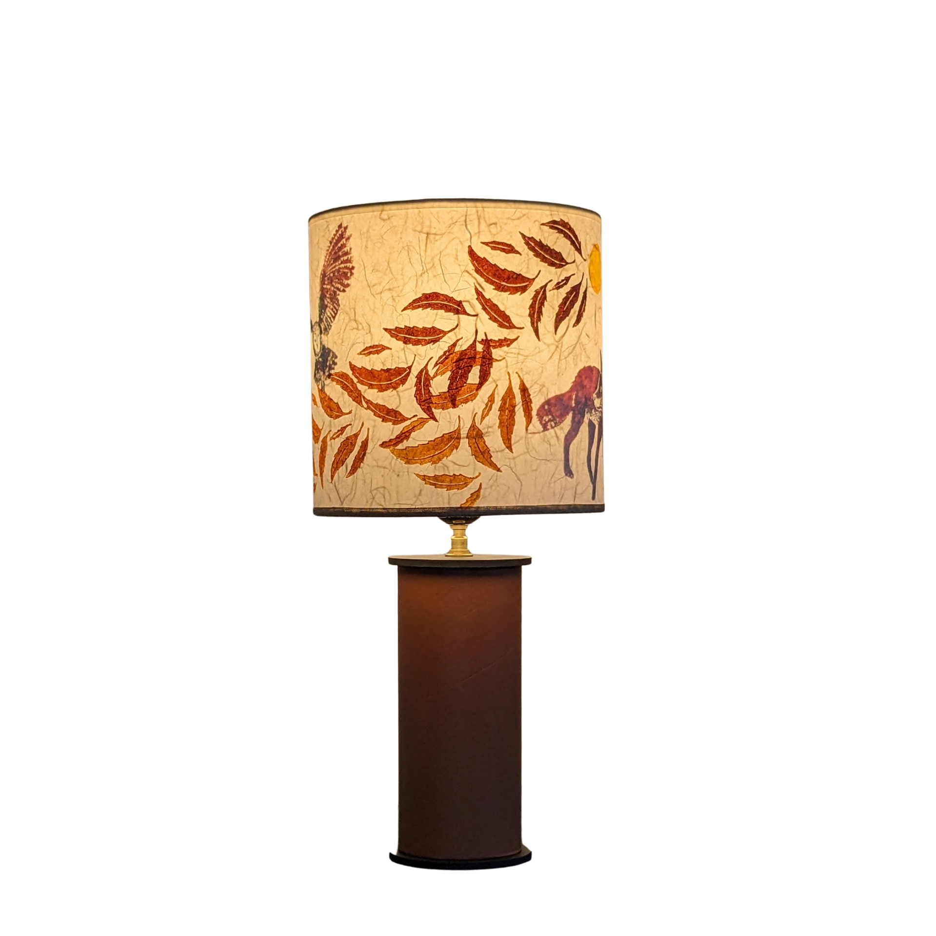 Abat Jour Collection Forets 002C FLEDERMAUS Luminaires Artisanaux Lampe De Createur Modele Shigeru Allume