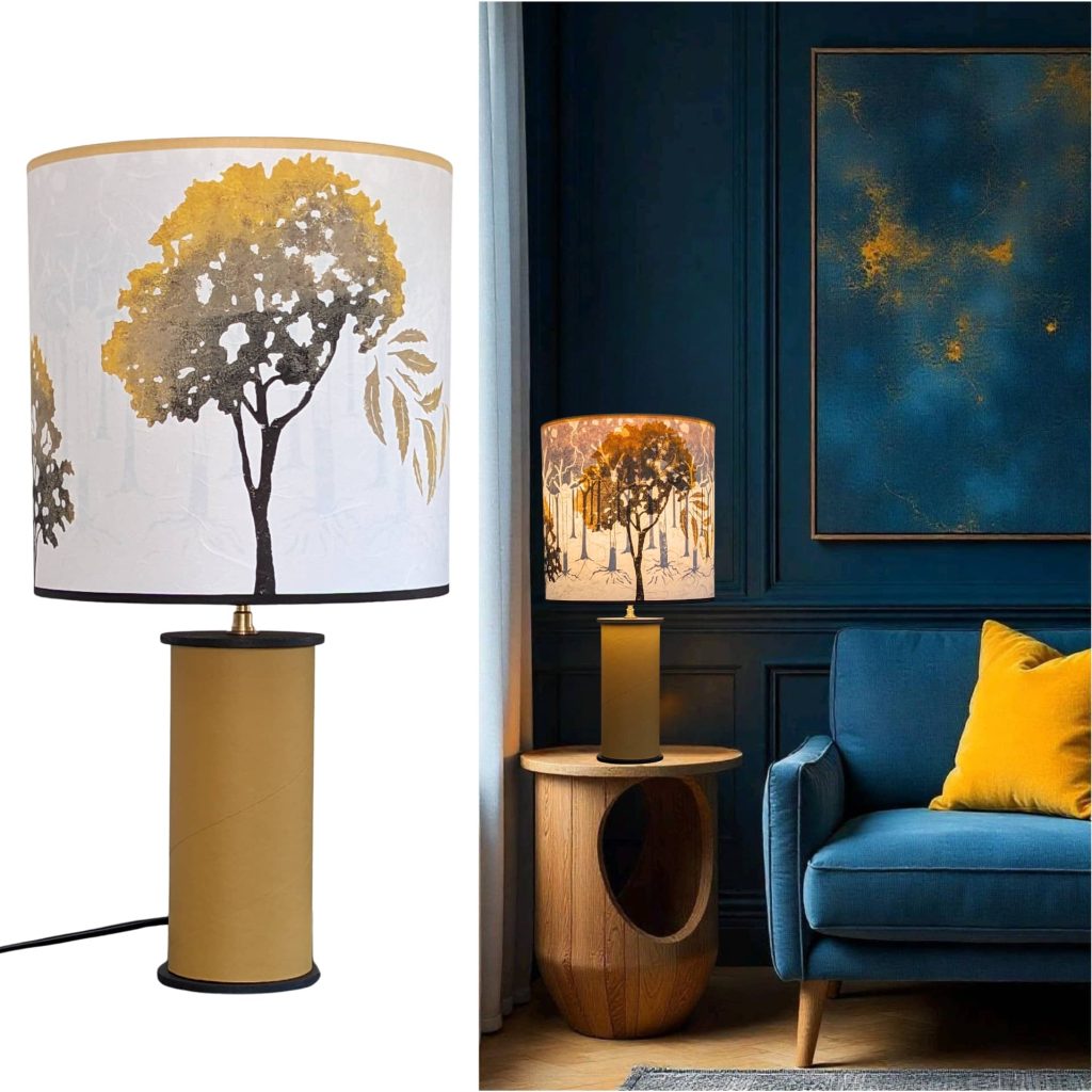 Abat Jour Collection Forets 004A FLEDERMAUS Luminaires Artisanaux Lampe De Createur Modele Shigeru Sceno