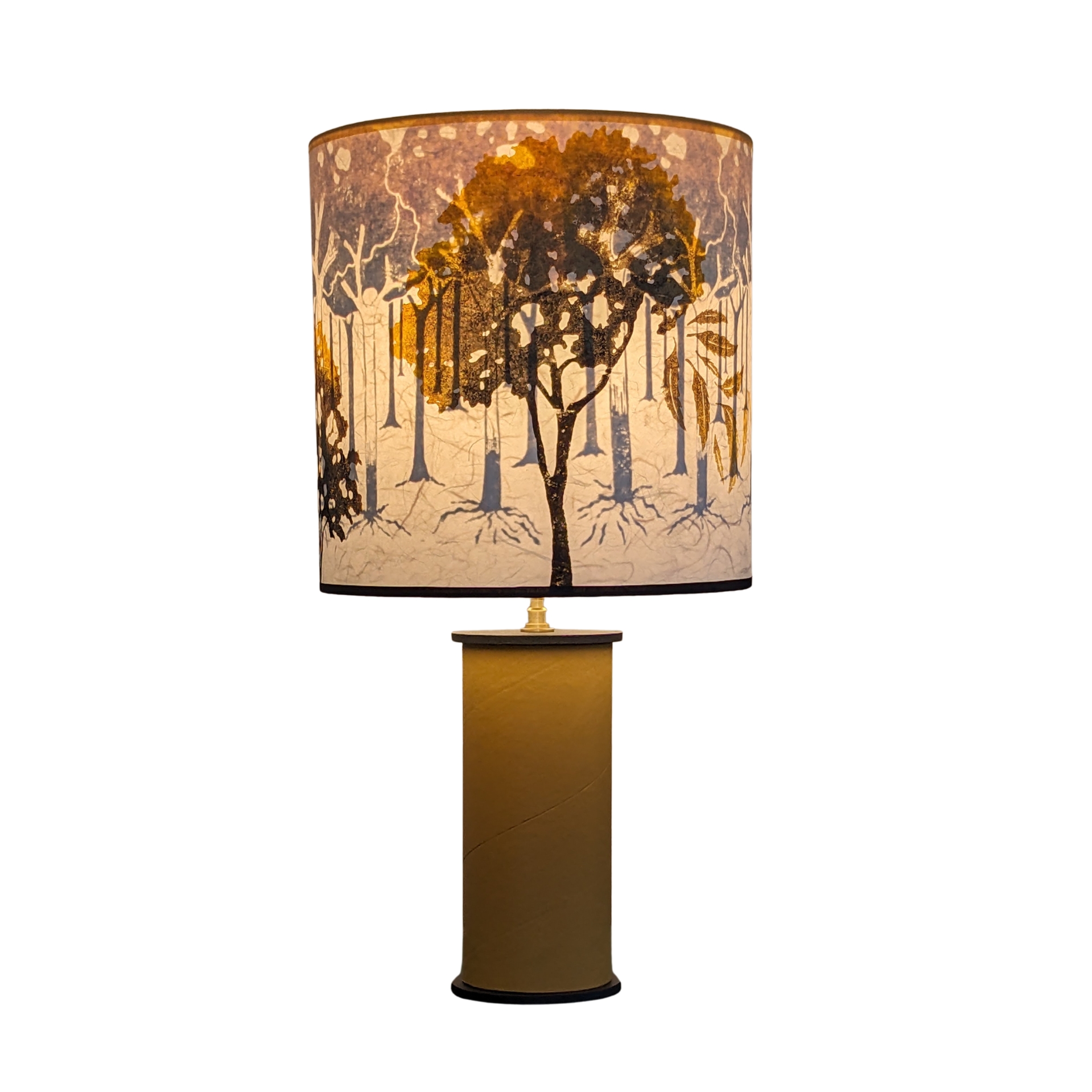 Abat Jour Collection Forets 004C FLEDERMAUS Luminaires Artisanaux Lampe De Createur Modele Shigeru Allume