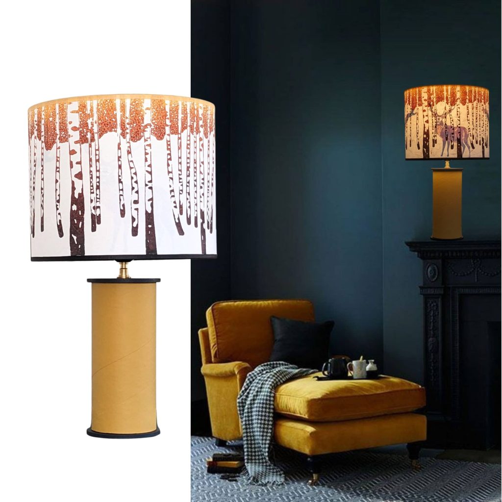 Abat Jour Collection Forets 005A FLEDERMAUS Luminaires Artisanaux Lampe De Createur Modele Shigeru Sceno