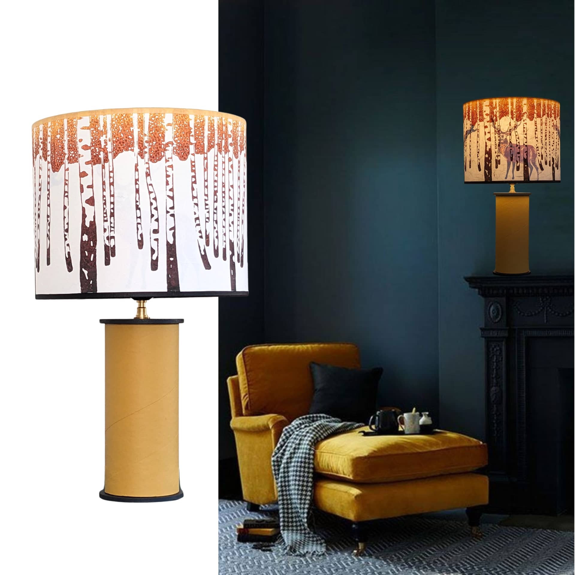 Abat Jour Collection Forets 005A FLEDERMAUS Luminaires Artisanaux Lampe De Createur Modele Shigeru Sceno