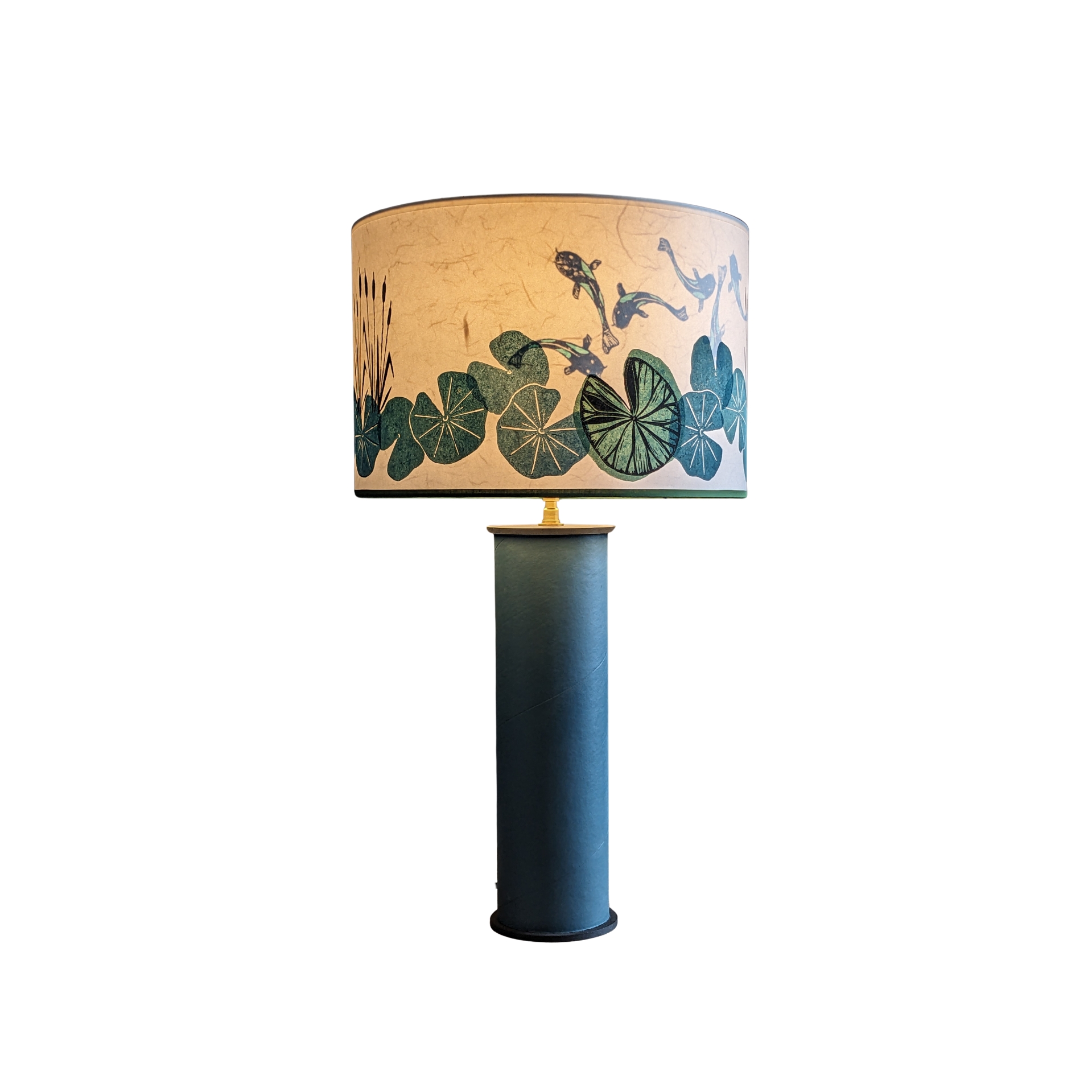 Abat Jour Collection Nenuphars 002B FLEDERMAUS Luminaires Artisanaux Lampe De Createur Modele Shigeru Eteint
