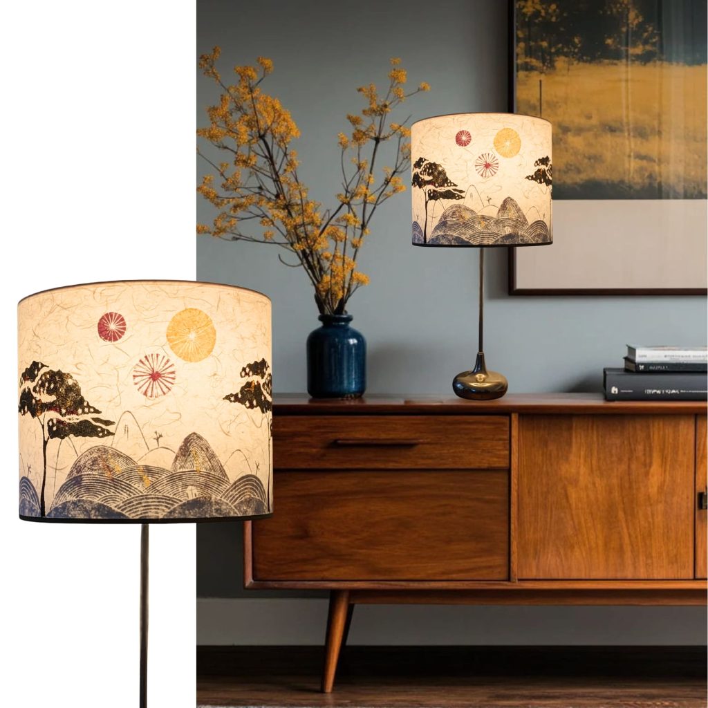 Abat Jour Collection Voyage 001A FLEDERMAUS Luminaires Artisanaux Lampe De Createur Sceno
