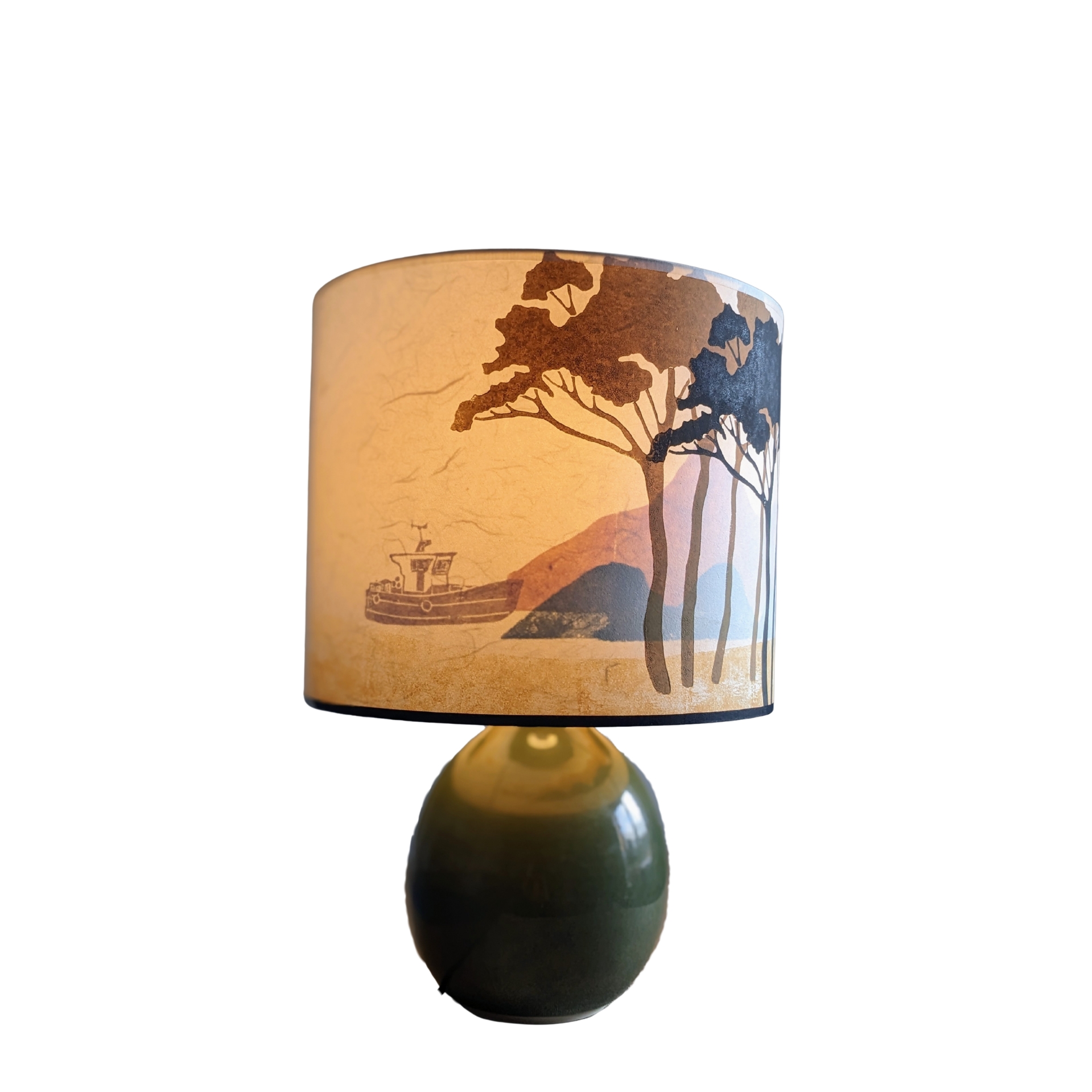 Abat Jour Collection Voyage 003C FLEDERMAUS Luminaires Artisanaux Lampe De Createur Allume
