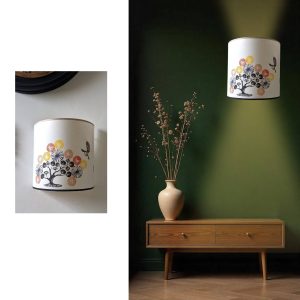 Applique Collection Forets 004A FLEDERMAUS Luminaire Artisanal Applique Murale Sceno