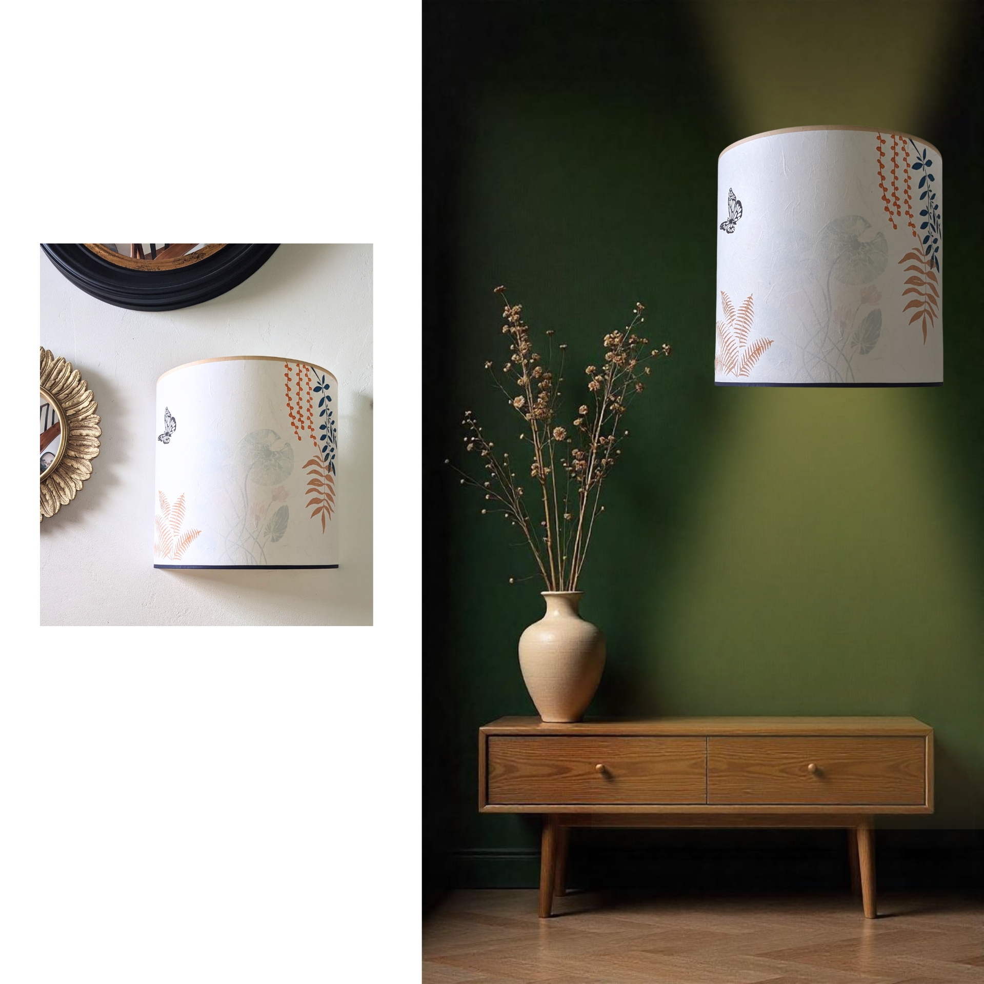 Applique Collection Nenuphars 001A FLEDERMAUS Luminaire Artisanal Applique Murale Sceno