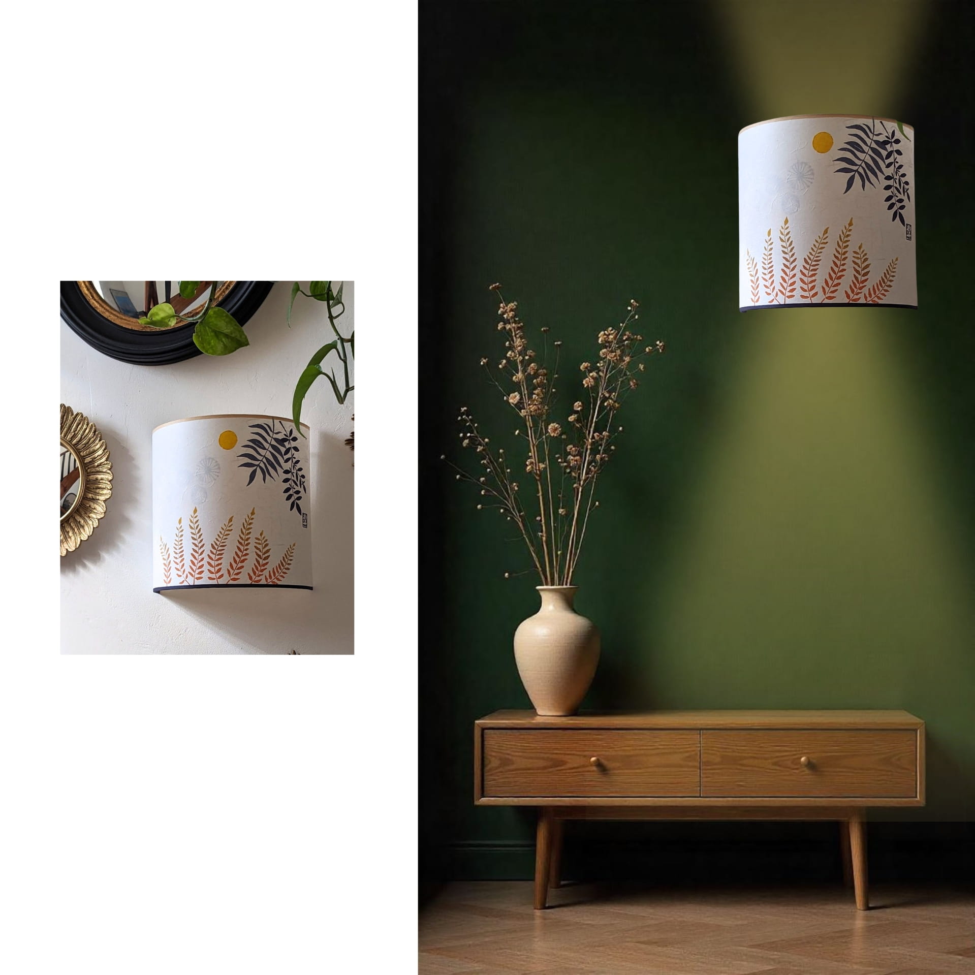 Applique Collection Printemps 001A FLEDERMAUS Luminaire Artisanal Applique Murale Sceno