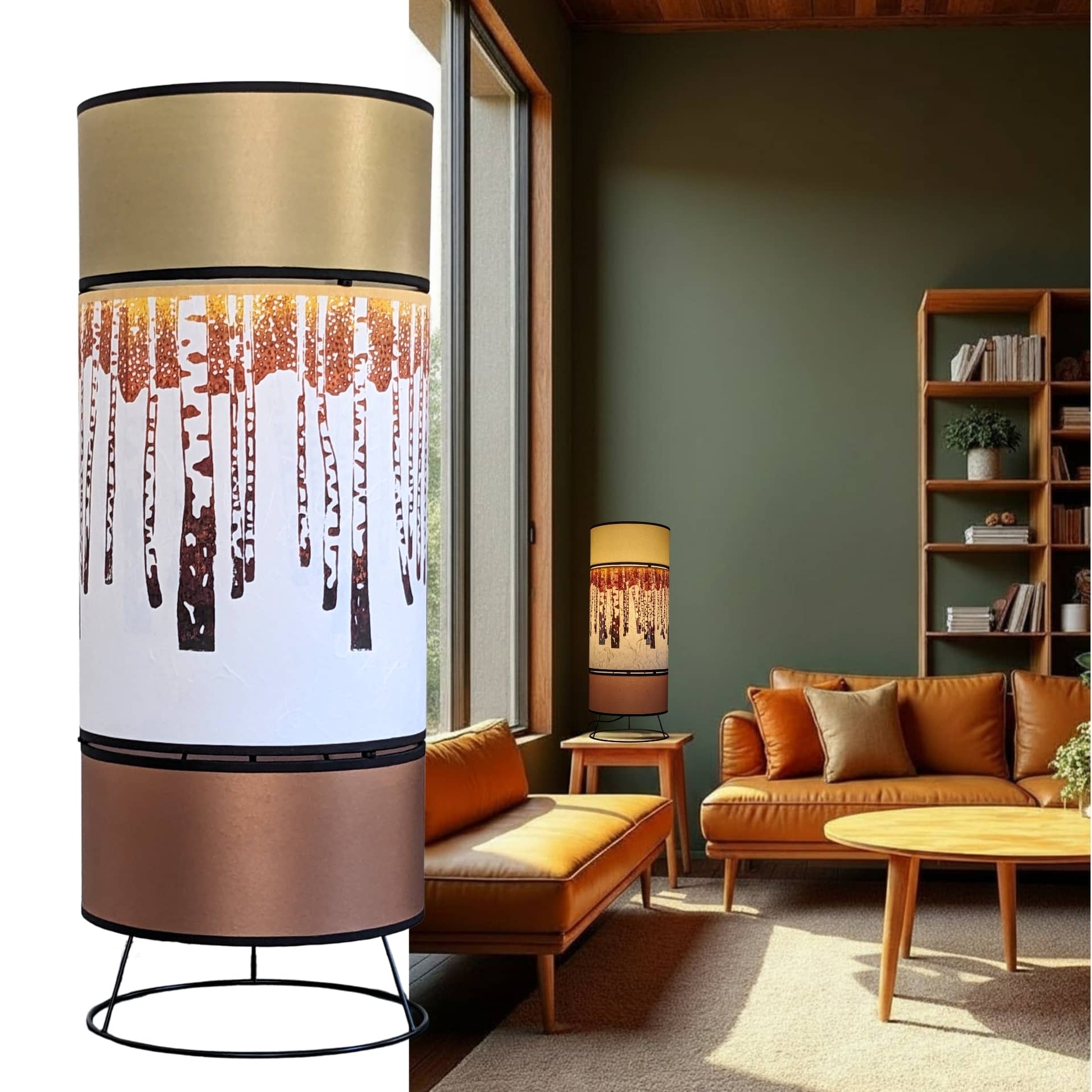 Lampe Kami Collection Forets 001A FLEDERMAUS Luminaires Artisanaux Lampe De Createur Sceno