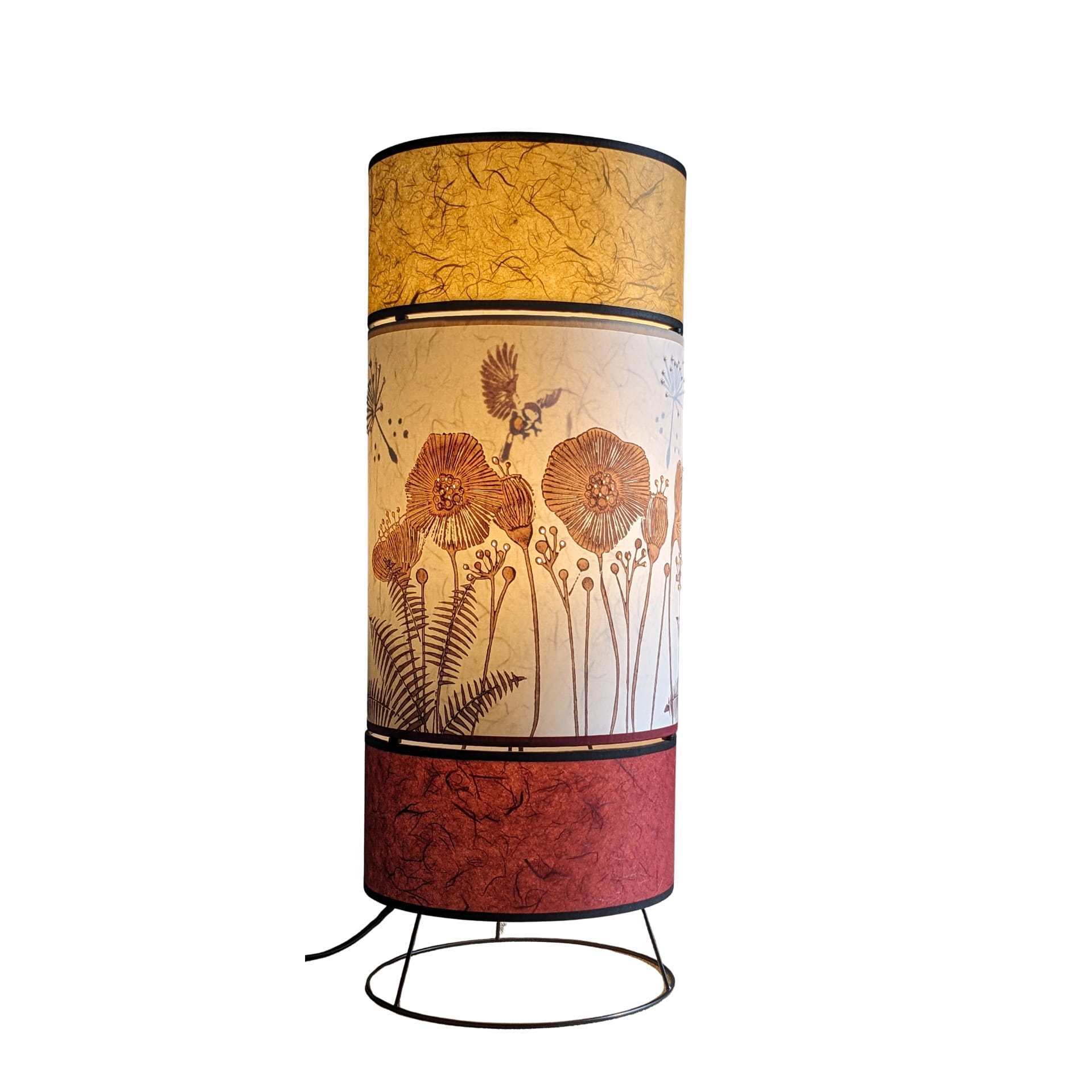 Lampe Kami Collection Forets 001C FLEDERMAUS Luminaires Artisanaux Lampe De Createur Allume 1