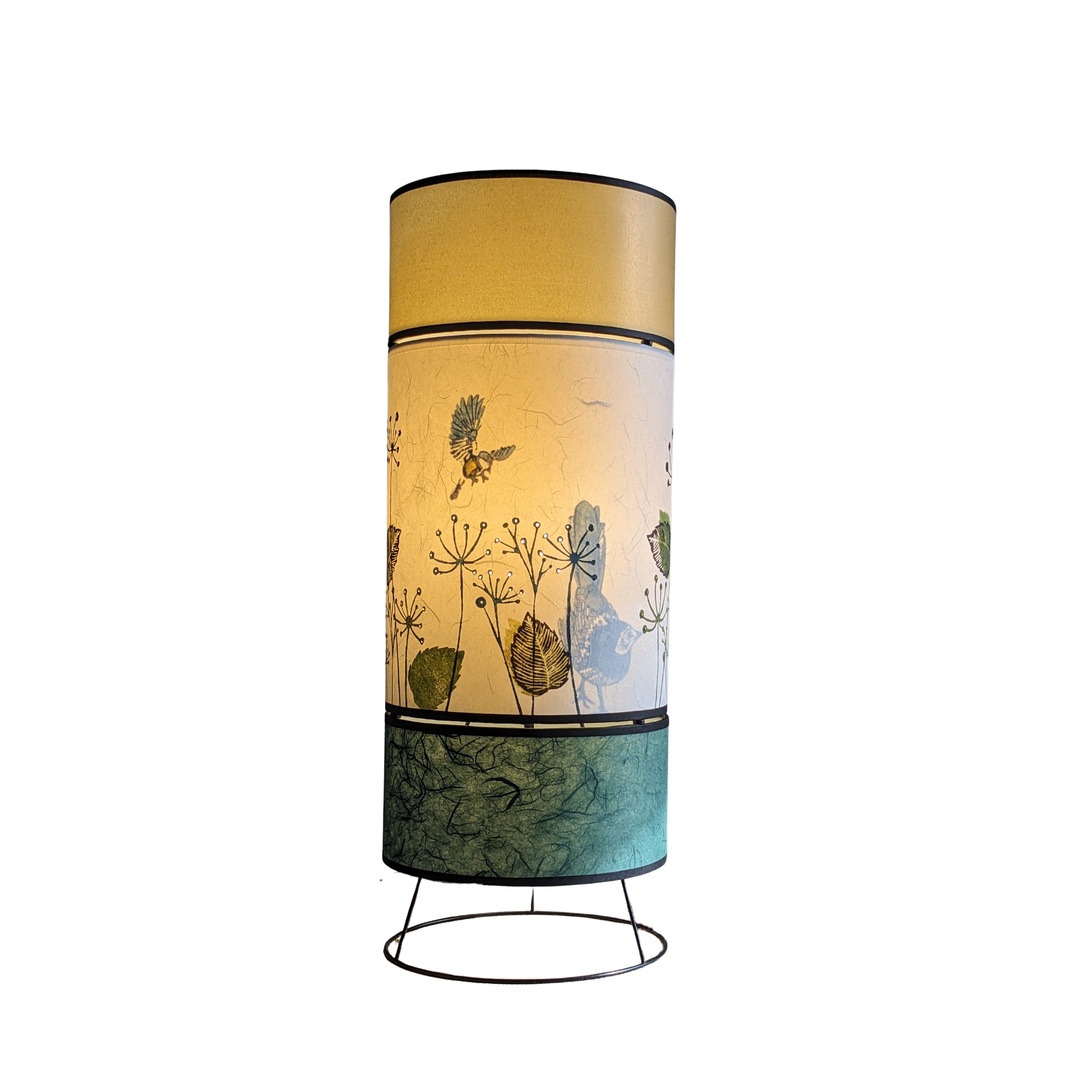 Lampe Kami Collection Forets 002C FLEDERMAUS Luminaires Artisanaux Lampe De Createur Allume 1
