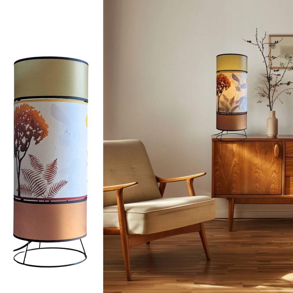 Lampe Kami Collection Forets 003A FLEDERMAUS Luminaires Artisanaux Lampe De Createur Sceno
