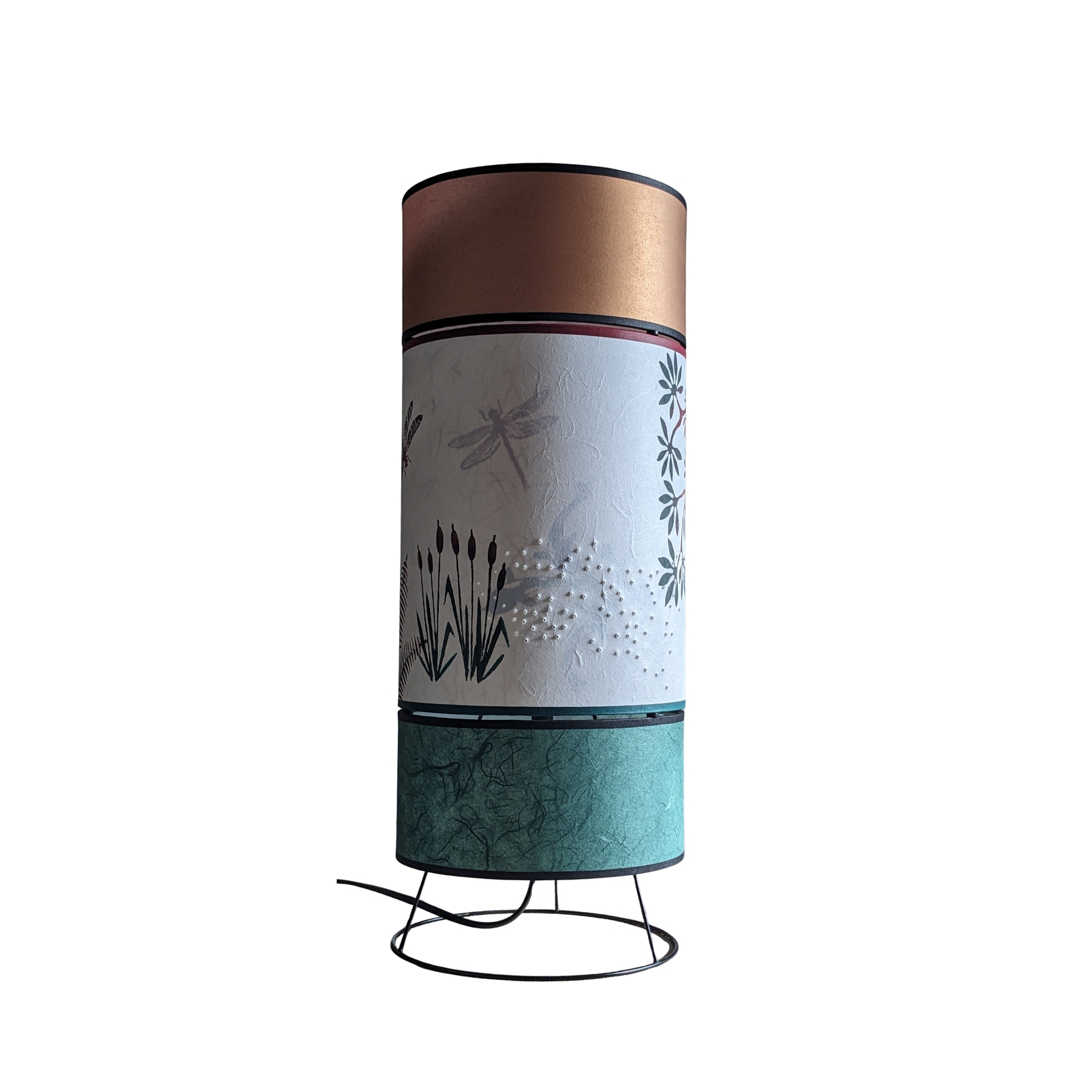 Lampe Kami Collection Nenuphars 001B FLEDERMAUS Luminaires Artisanaux Lampe De Createur Eteint