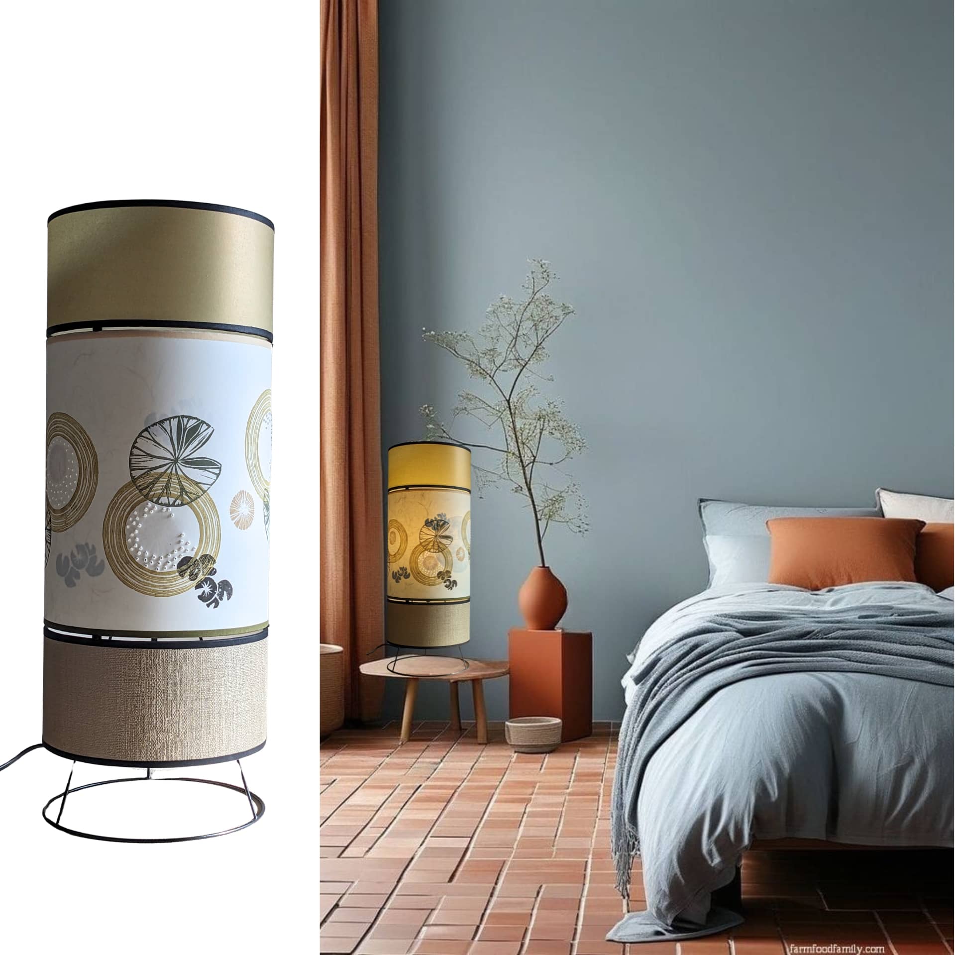 Lampe Kami Collection Nenuphars 002A FLEDERMAUS Luminaires Artisanaux Lampe De Createur Sceno