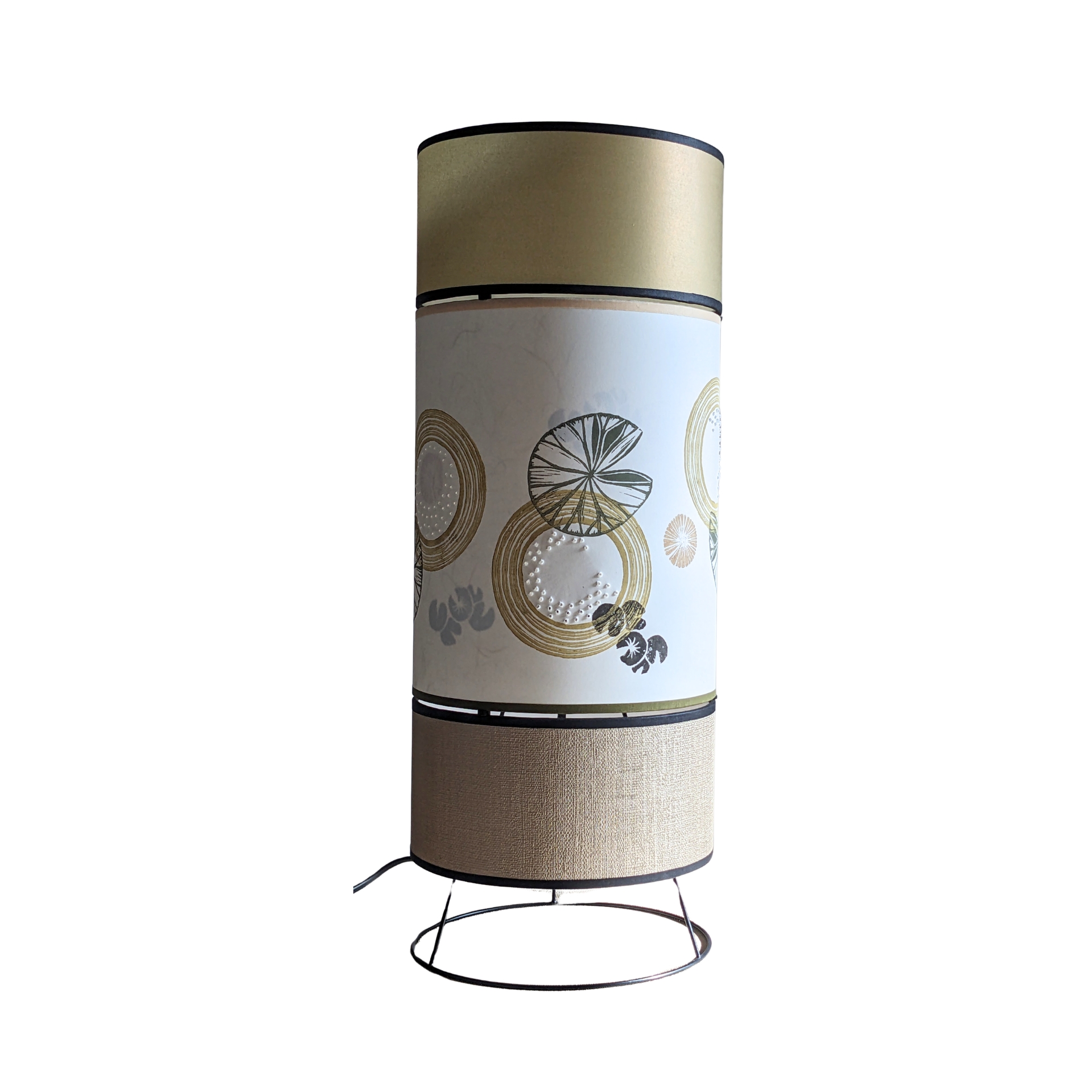 Lampe Kami Collection Nenuphars 002B FLEDERMAUS Luminaires Artisanaux Lampe De Createur Eteint