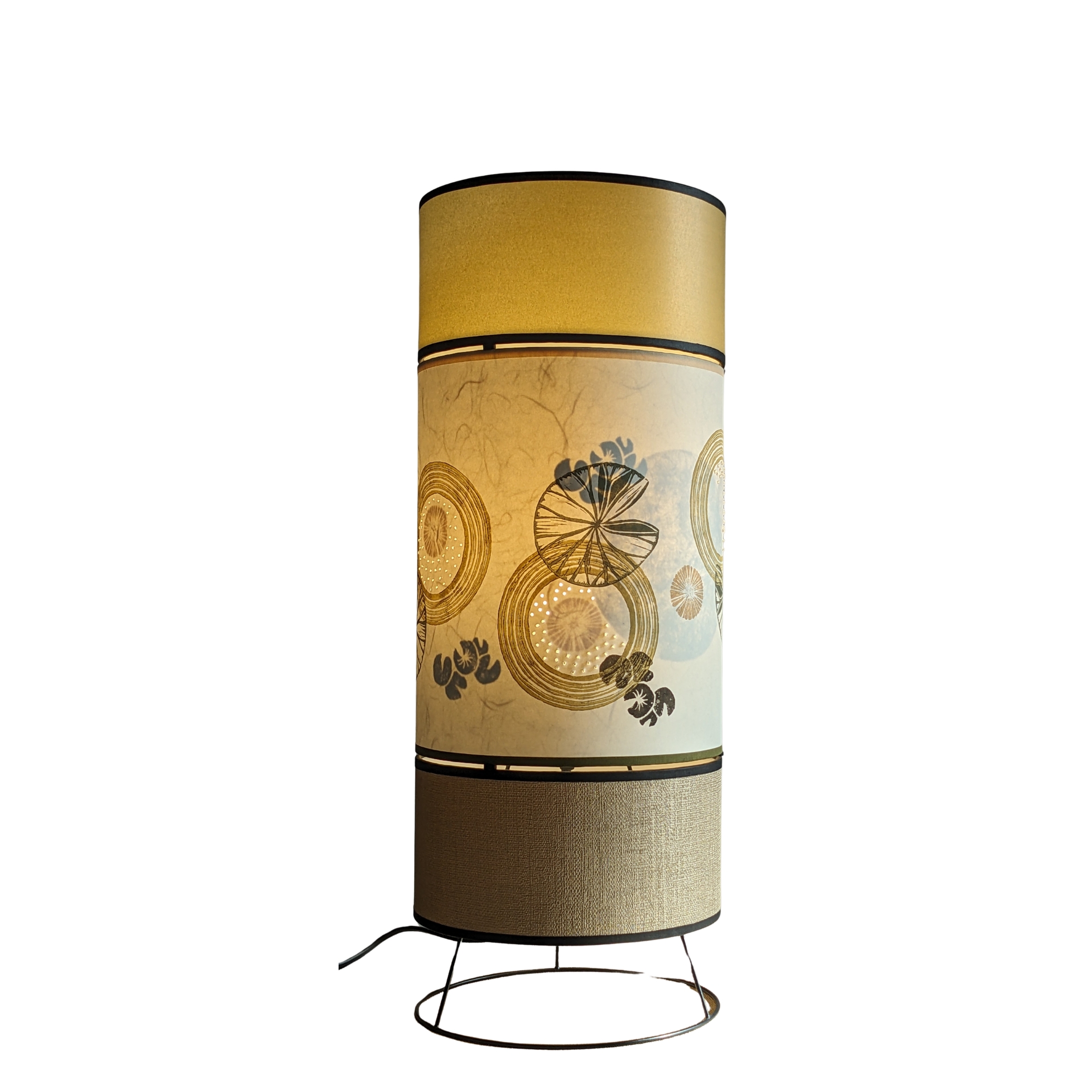 Lampe Kami Collection Nenuphars 002C FLEDERMAUS Luminaires Artisanaux Lampe De Createur Allume