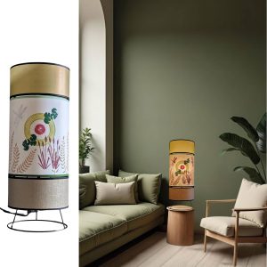 Lampe Kami Collection Nenuphars 003A FLEDERMAUS Luminaires Artisanaux Lampe De Createur Sceno