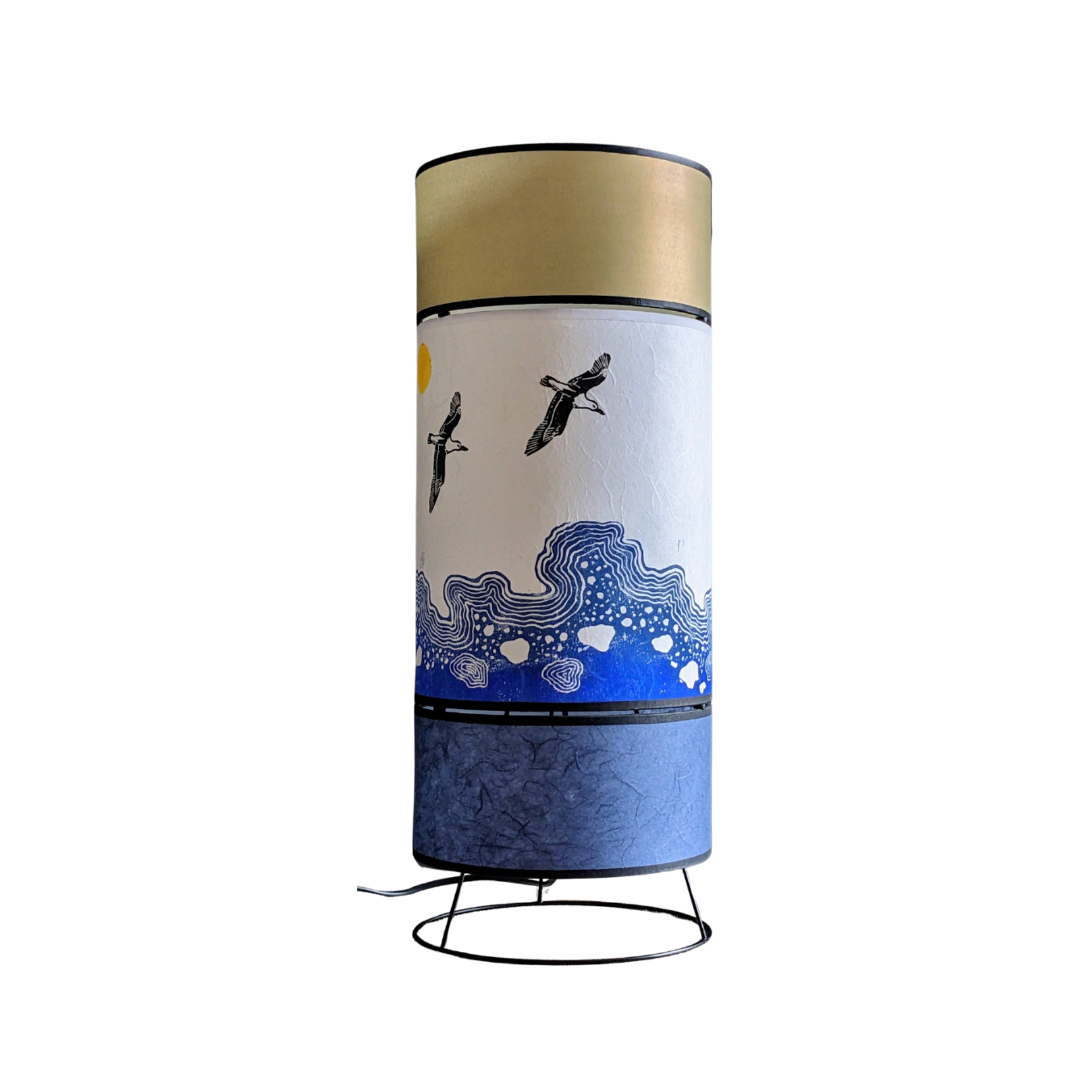Lampe Kami Collection Ocean 002B FLEDERMAUS Luminaires Artisanaux Lampe De Createur Eteint