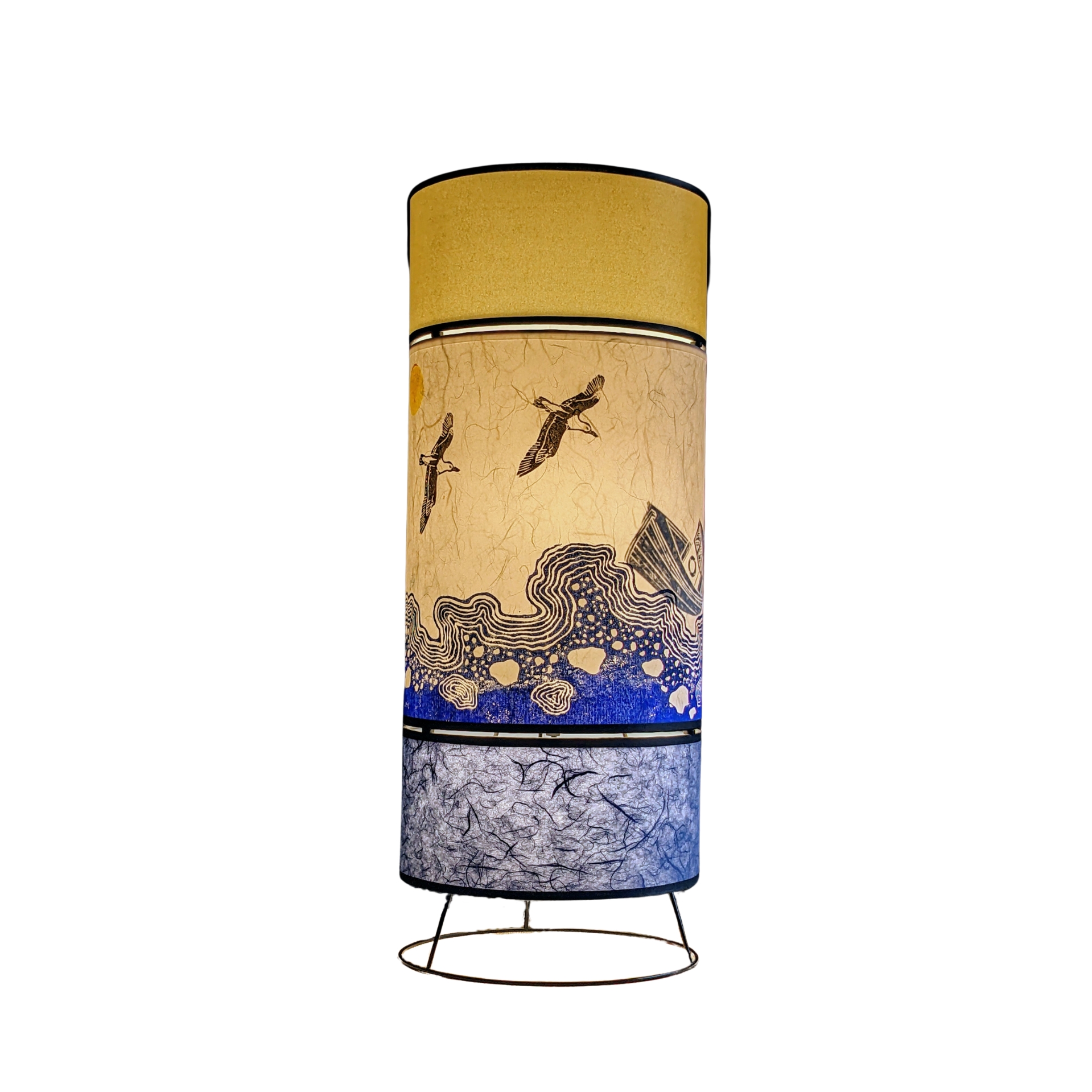 Lampe Kami Collection Ocean 002C FLEDERMAUS Luminaires Artisanaux Lampe De Createur Allume