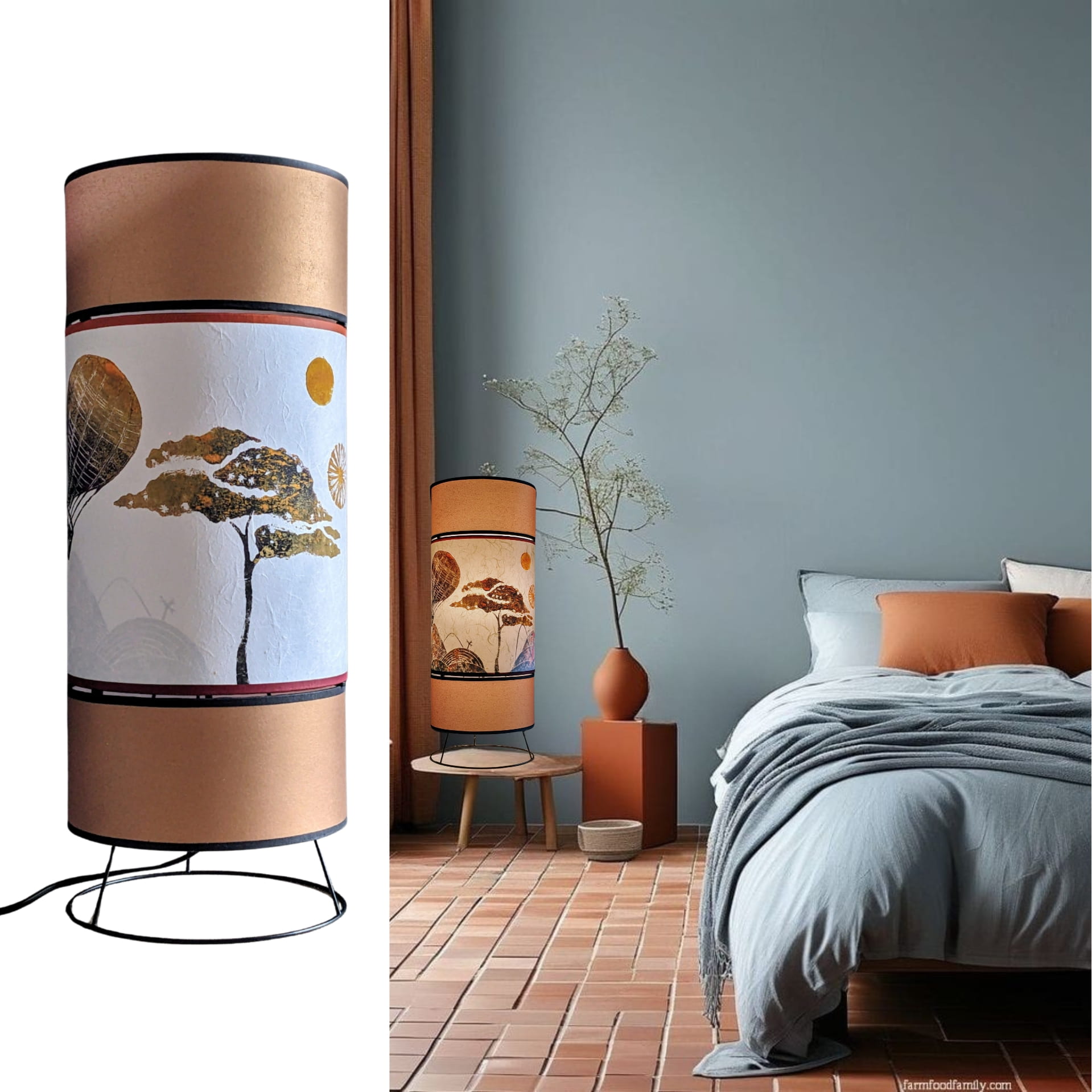 Lampe Kami Collection Voyage 001A FLEDERMAUS Luminaires Artisanaux Lampe De Createur Sceno