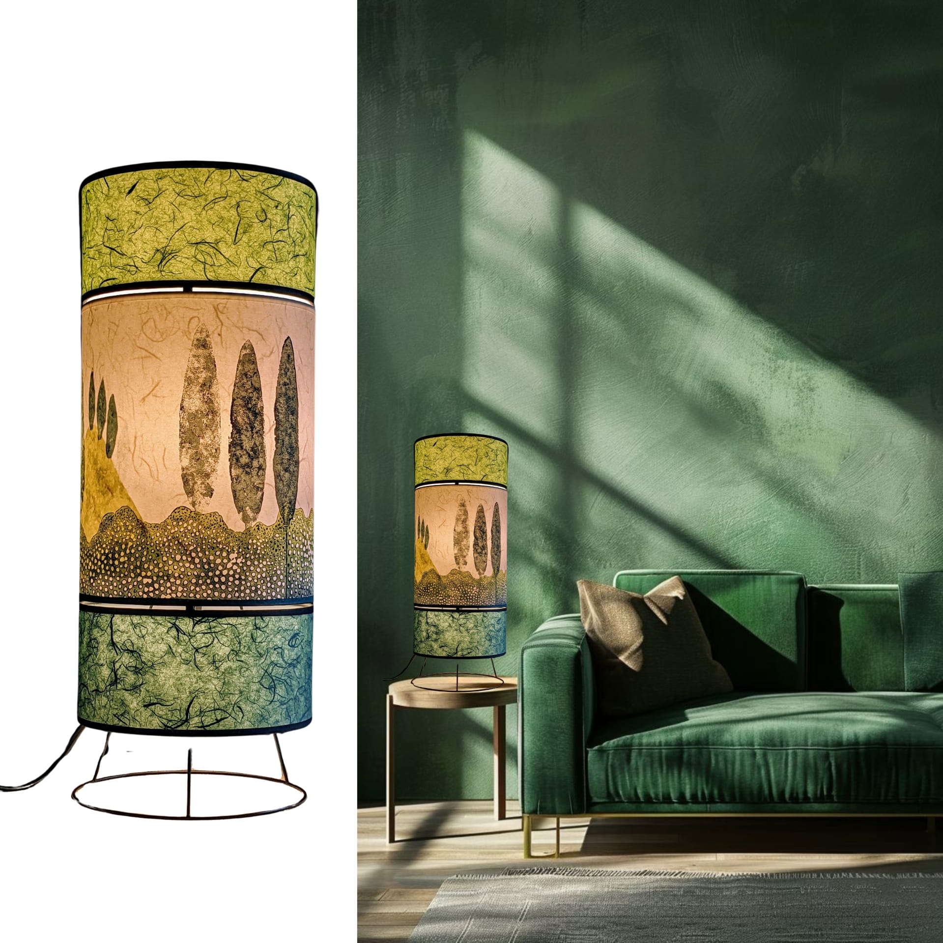 Lampe Kami Collection Voyage 002A FLEDERMAUS Luminaires Artisanaux Lampe De Createur Sceno