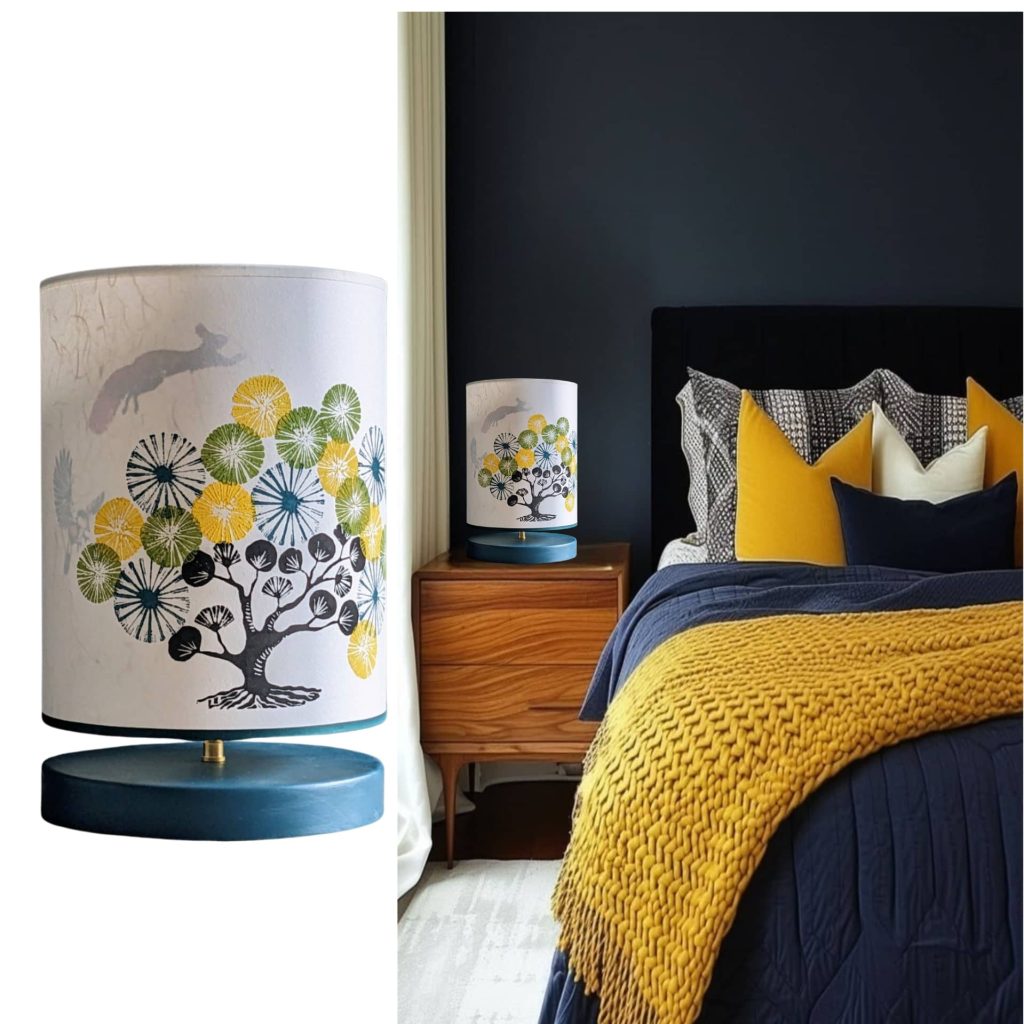 Lampe Urushi Collection Forets 003A FLEDERMAUS Luminaires Artisanaux Lampe De Createur Sceno