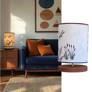Lampe Urushi Collection Nenuphars 002A FLEDERMAUS Luminaires Artisanaux Lampe De Createur Sceno