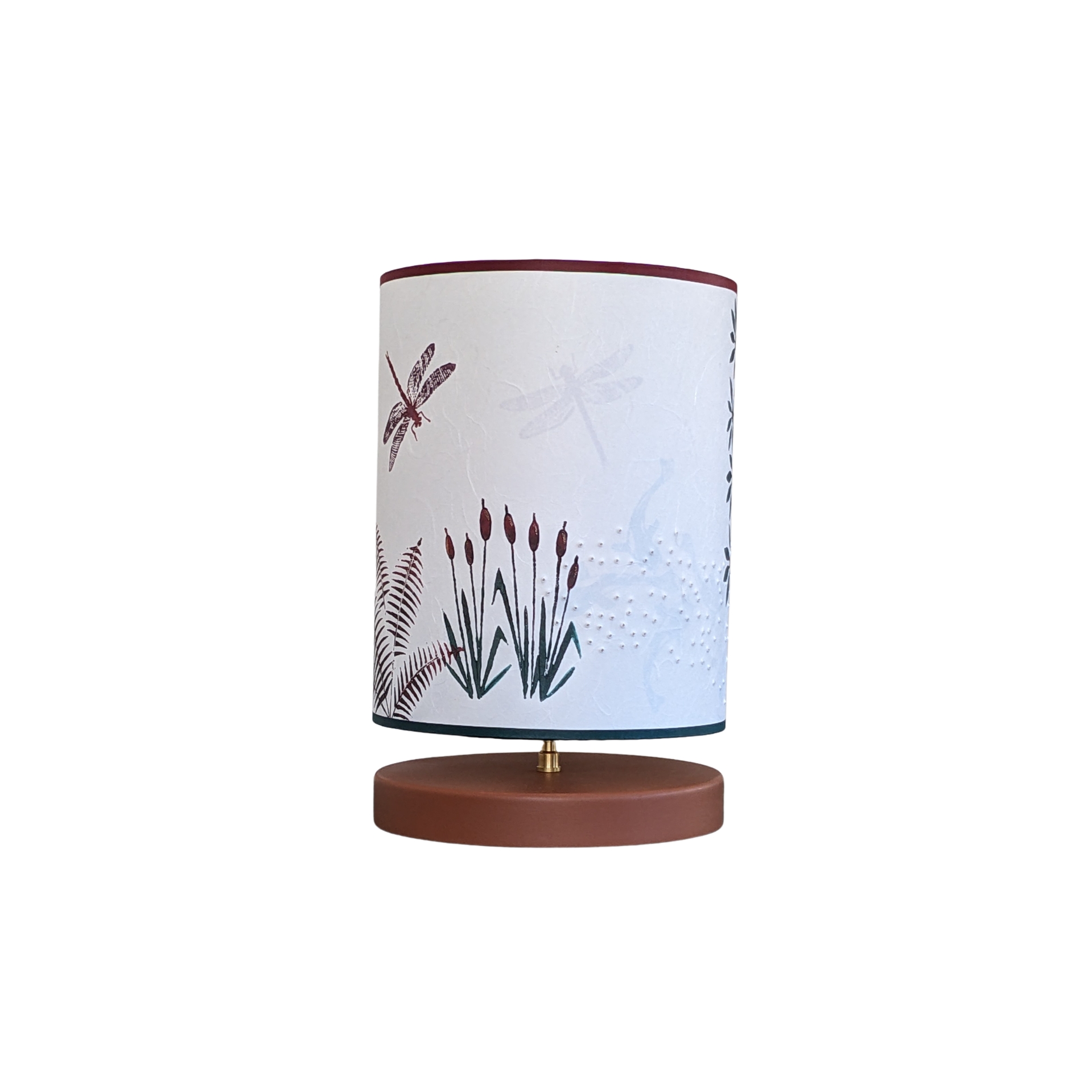 Lampe Urushi Collection Nenuphars 002B FLEDERMAUS Luminaires Artisanaux Lampe De Createur Eteint