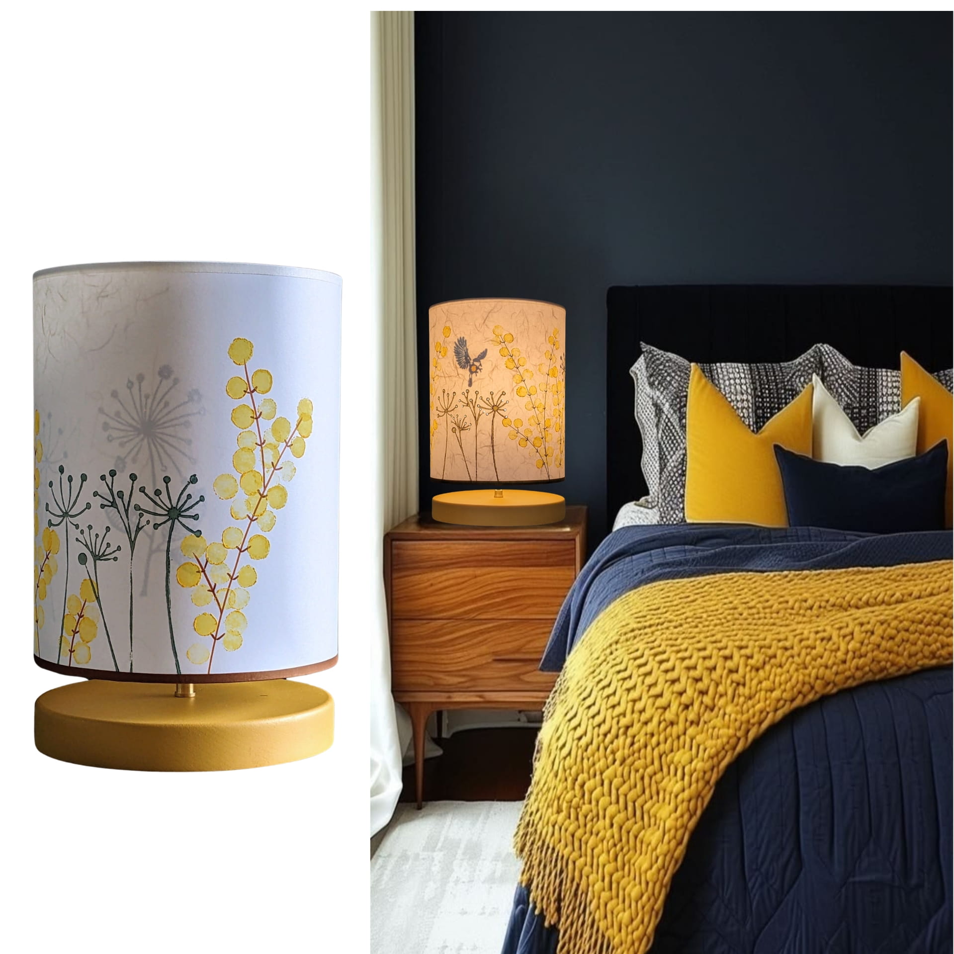 Lampe Urushi Collection Printemps 001A FLEDERMAUS Luminaires Artisanaux Lampe De Createur Sceno