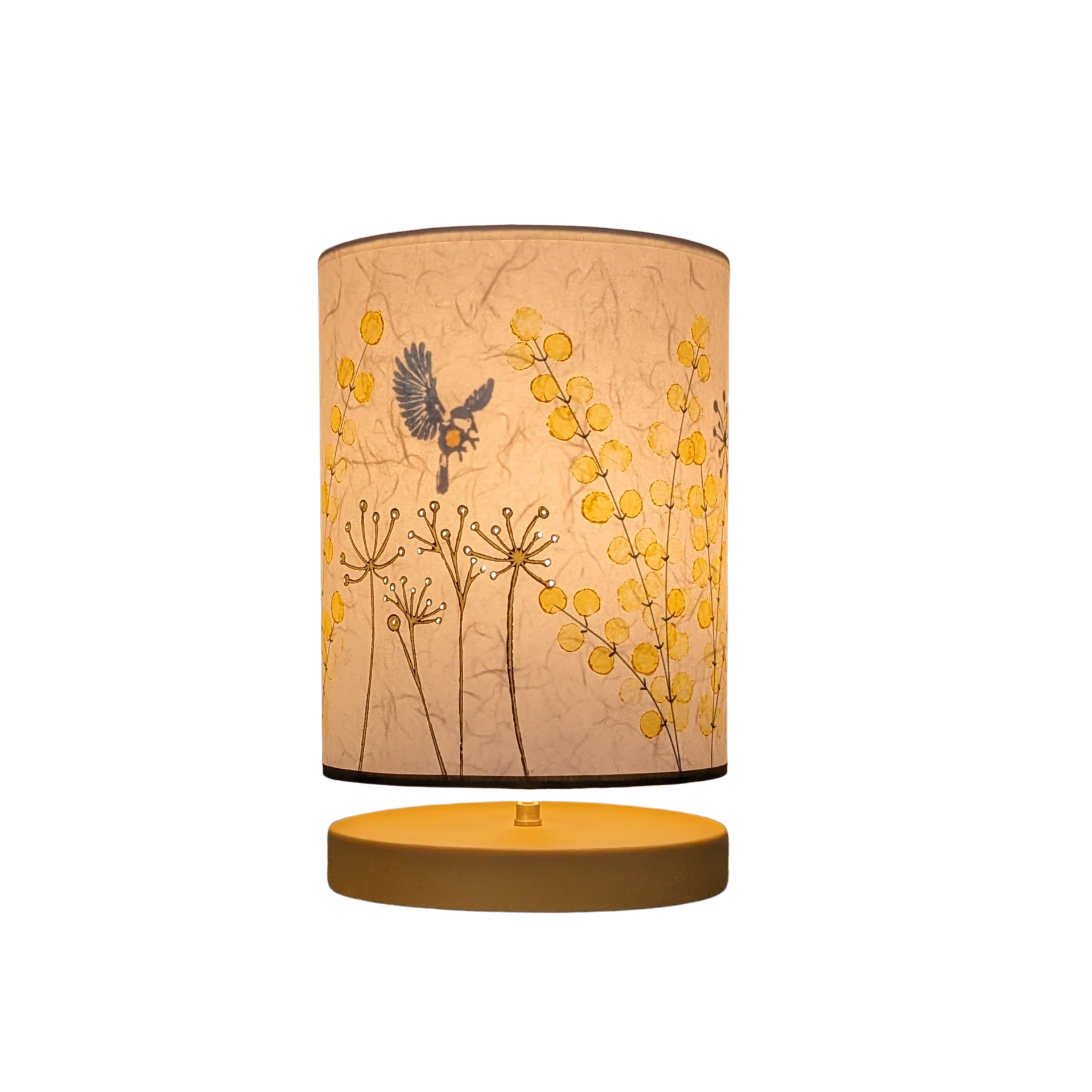 Lampe Urushi Collection Printemps 001C FLEDERMAUS Luminaires Artisanaux Lampe De Createur Allume