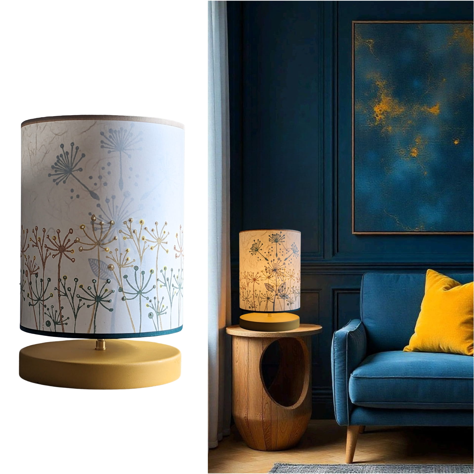 Lampe Urushi Collection Printemps 003A FLEDERMAUS Luminaires Artisanaux Lampe De Createur Sceno