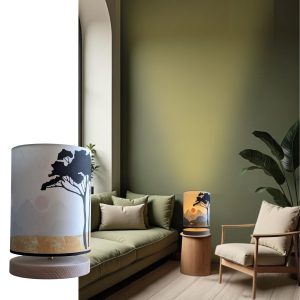 Lampe Urushi Collection Voyage 001A FLEDERMAUS Luminaires Artisanaux Lampe De Createur Sceno