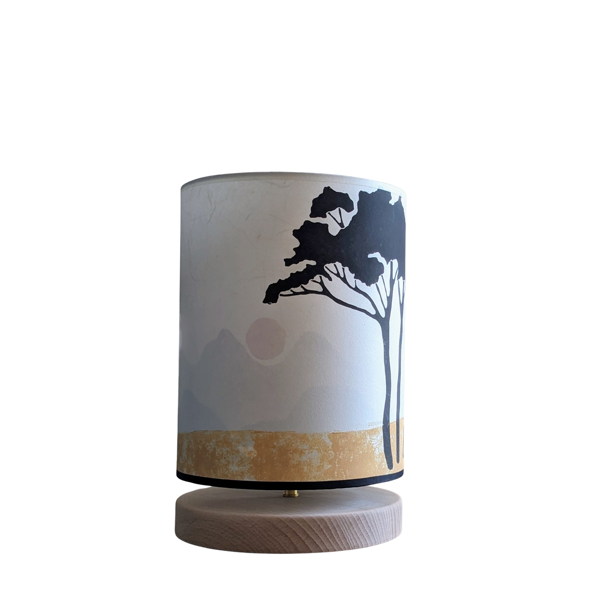 Lampe Urushi Collection Voyage 001B FLEDERMAUS Luminaires Artisanaux Lampe De Createur Eteint