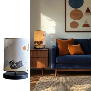 Lampe Urushi Collection Voyage 002A FLEDERMAUS Luminaires Artisanaux Lampe De Createur Sceno
