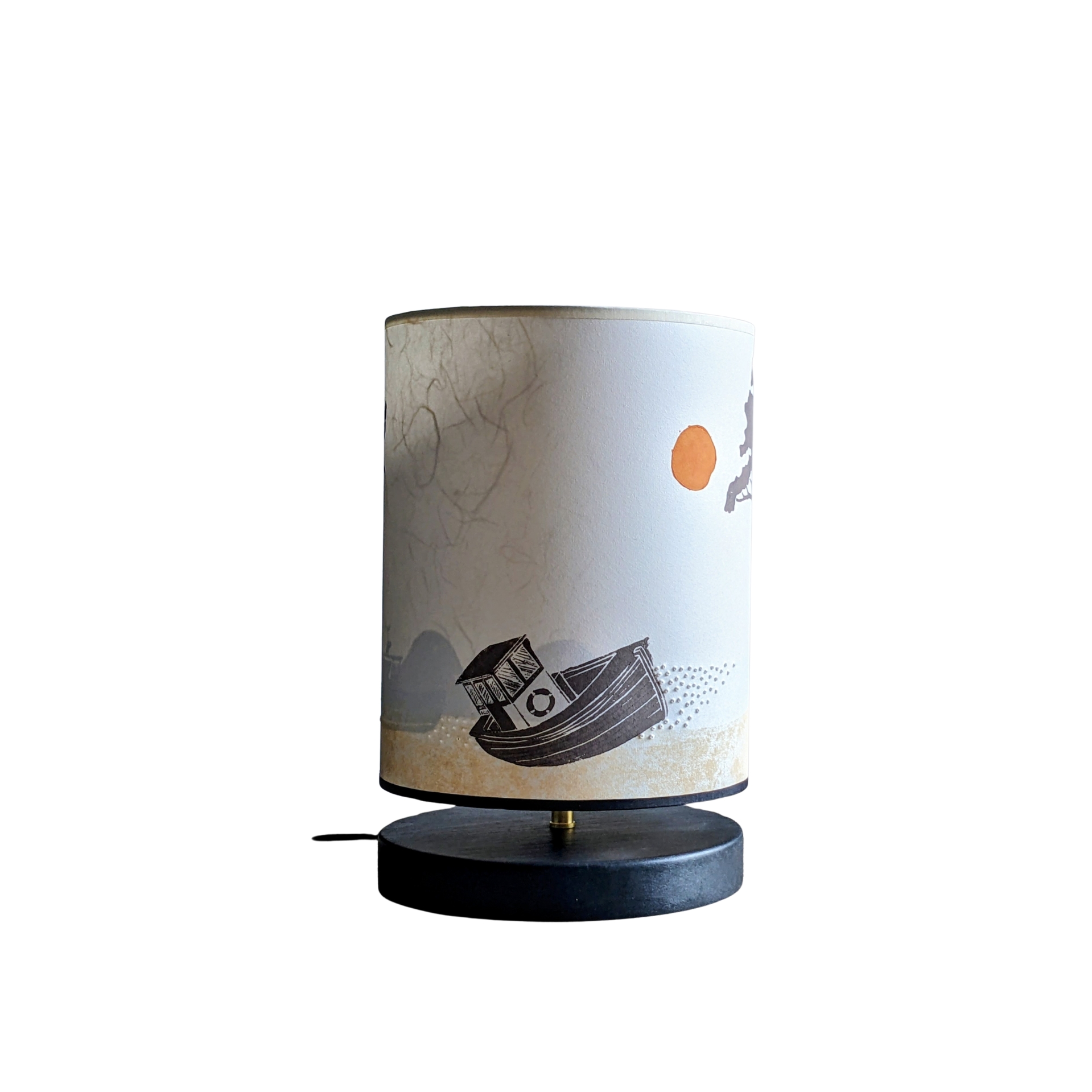 Lampe Urushi Collection Voyage 002B FLEDERMAUS Luminaires Artisanaux Lampe De Createur Eteint