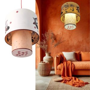 Suspension Constellation Collection Nenuphars 001A FLEDERMAUS Luminaire Artisanal Createur Sceno