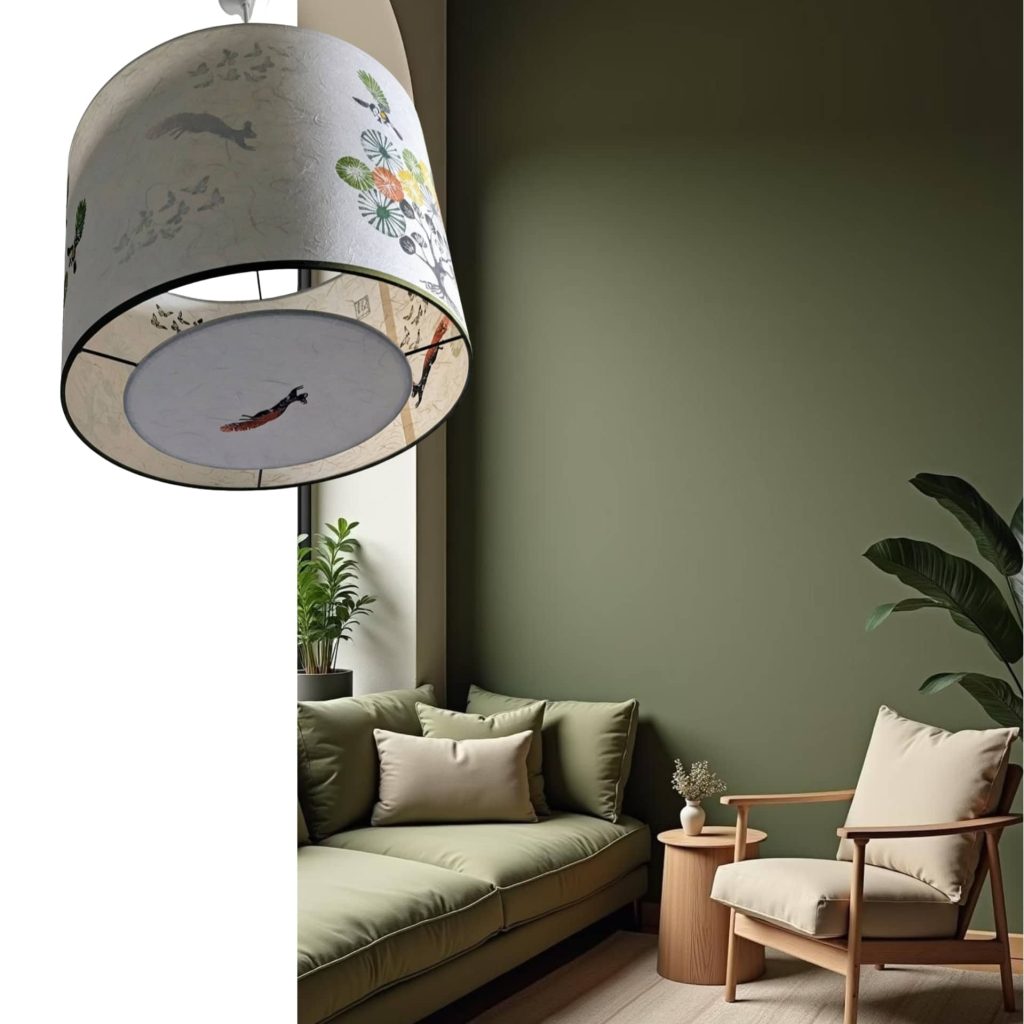Suspension Planete Collection Forets 002A FLEDERMAUS Luminaire Artisanal Createur Sceno
