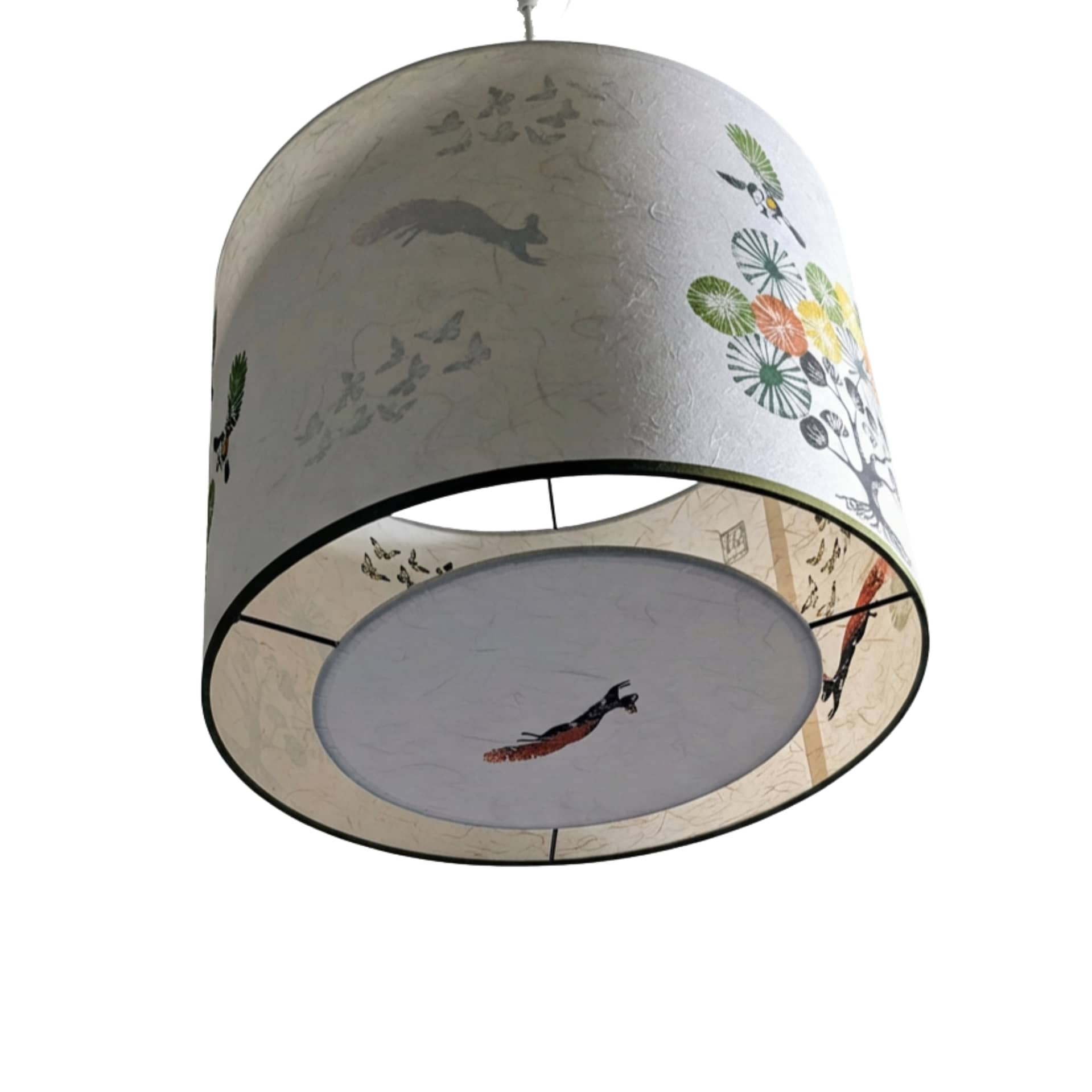 Suspension Planete Collection Forets 002B FLEDERMAUS Luminaire Artisanal Createur Eteint