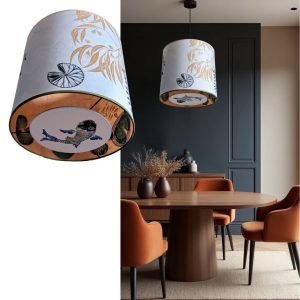 Suspension Planete Collection Nenuphars 001A FLEDERMAUS Luminaire Artisanal Createur Sceno