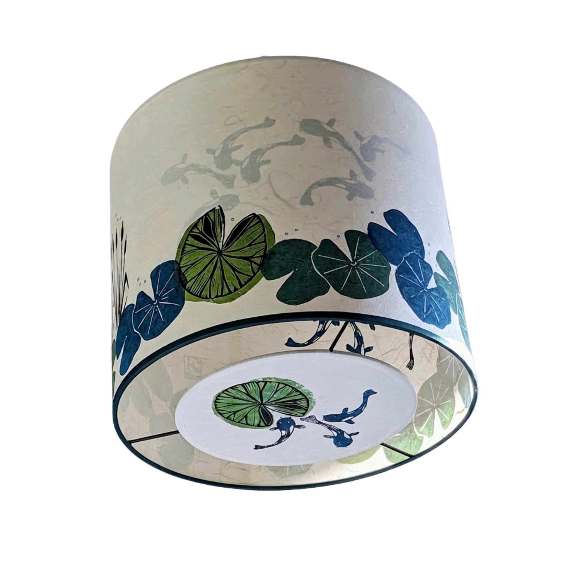 Suspension Planete Collection Nenuphars 002B FLEDERMAUS Luminaire Artisanal Createur Eteint
