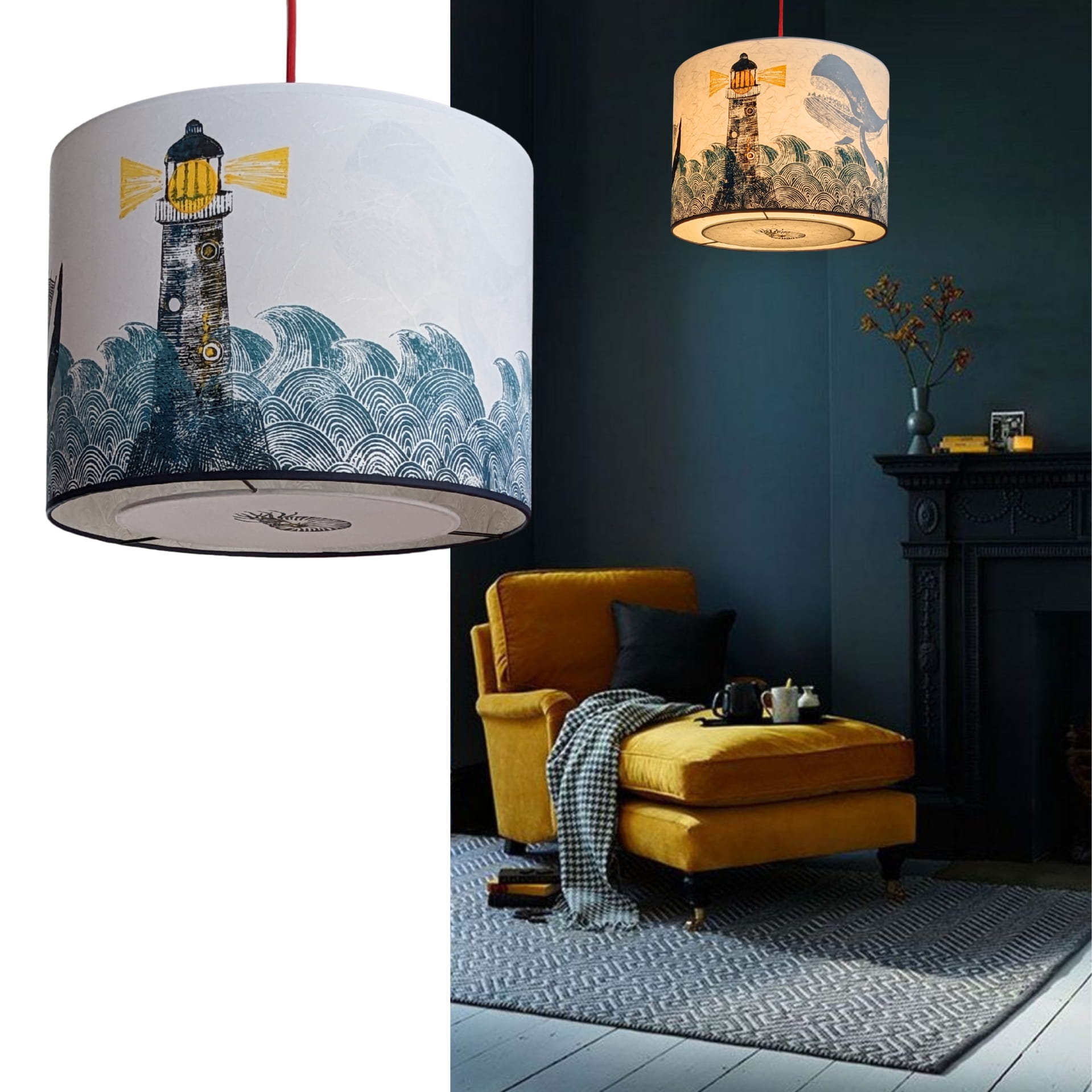 Suspension Planete Collection Ocean 001A FLEDERMAUS Luminaire Artisanal Createur Sceno