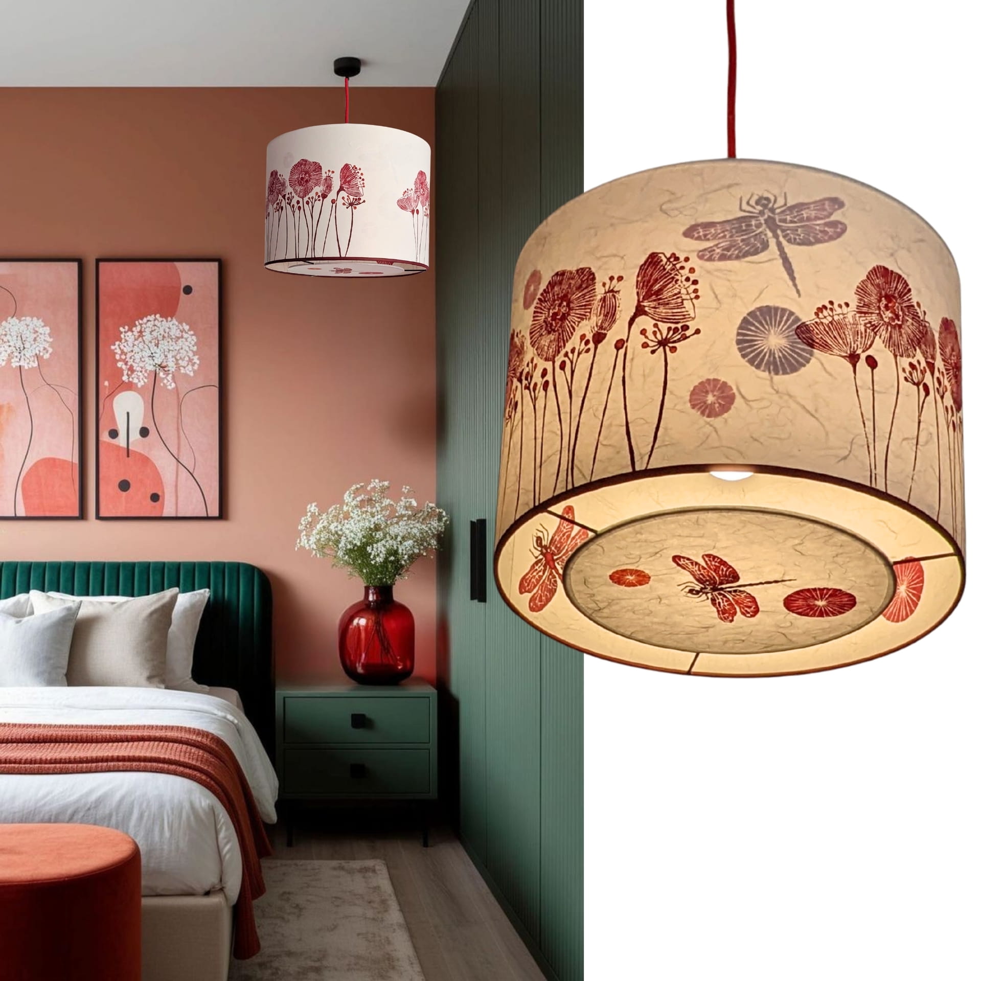 Suspension Planete Collection Printemps 001A FLEDERMAUS Luminaire Artisanal Createur Sceno