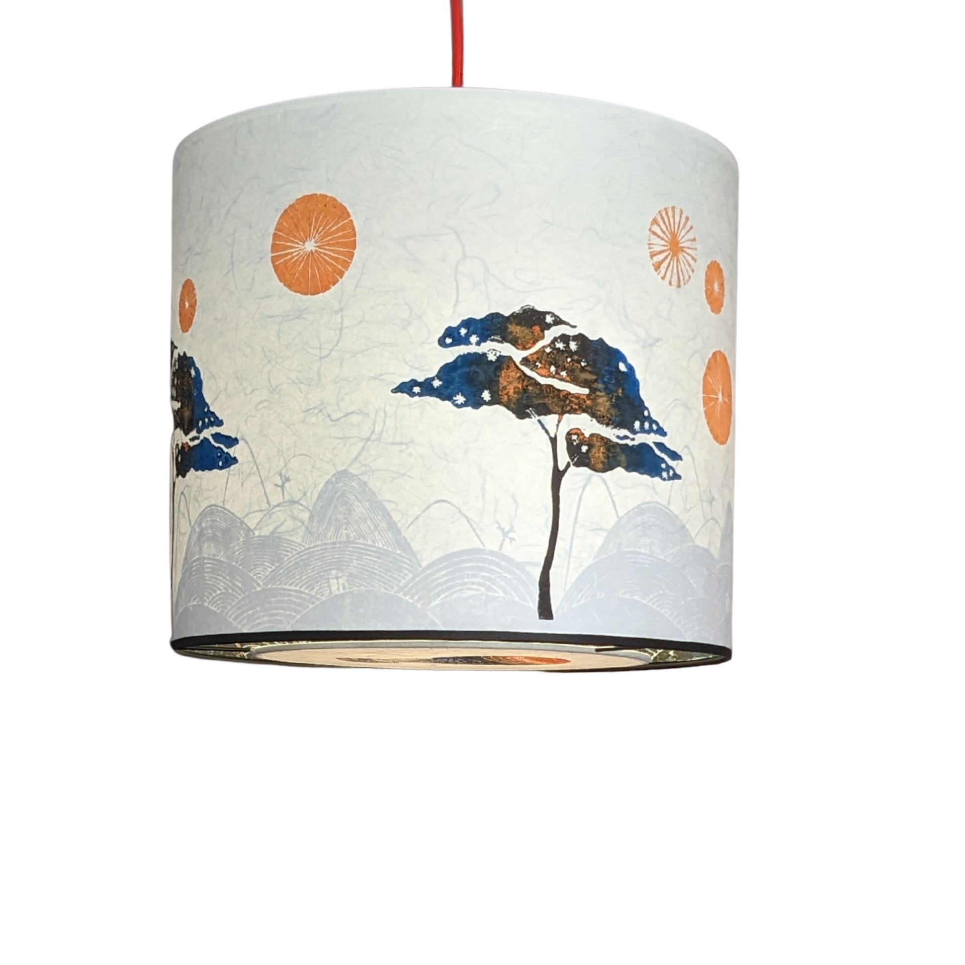 Suspension Planete Collection Voyage 001C FLEDERMAUS Luminaire Artisanal Createur Allume
