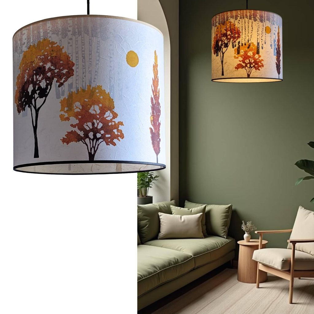 Suspension Simple Collection Forets 001A FLEDERMAUS Luminaire Artisanal Createur Sceno