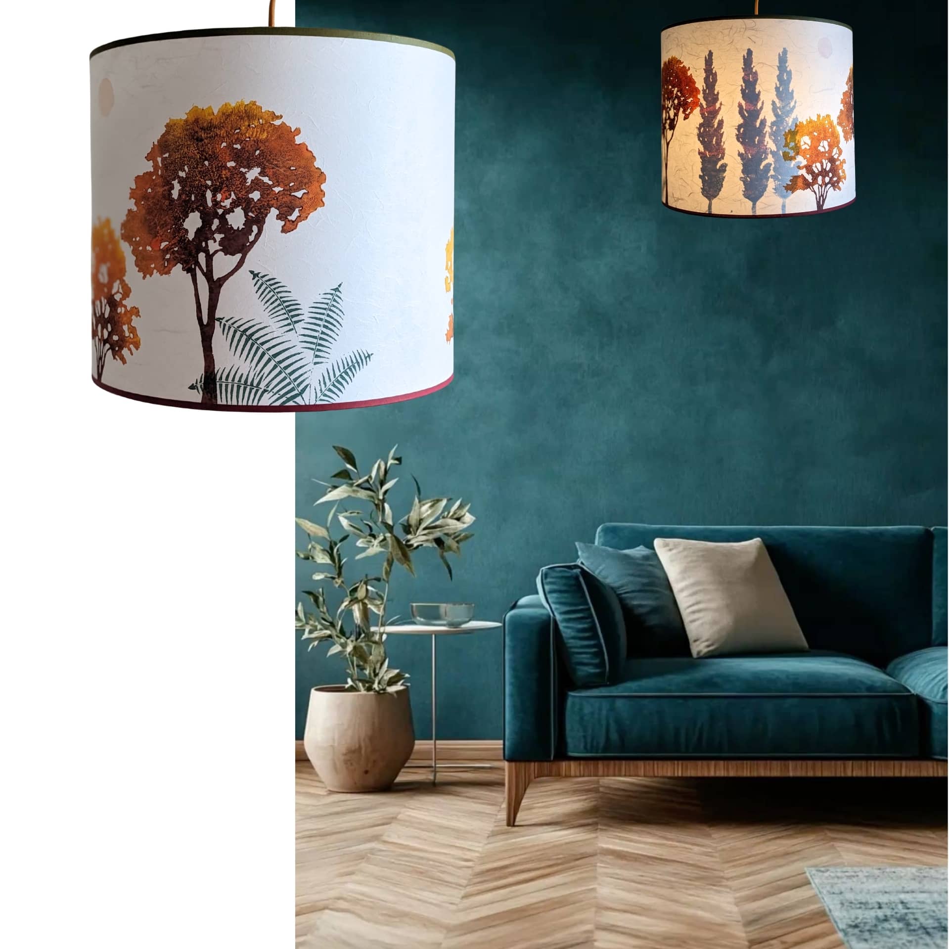 Suspension Simple Collection Forets 002A FLEDERMAUS Luminaire Artisanal Createur Sceno