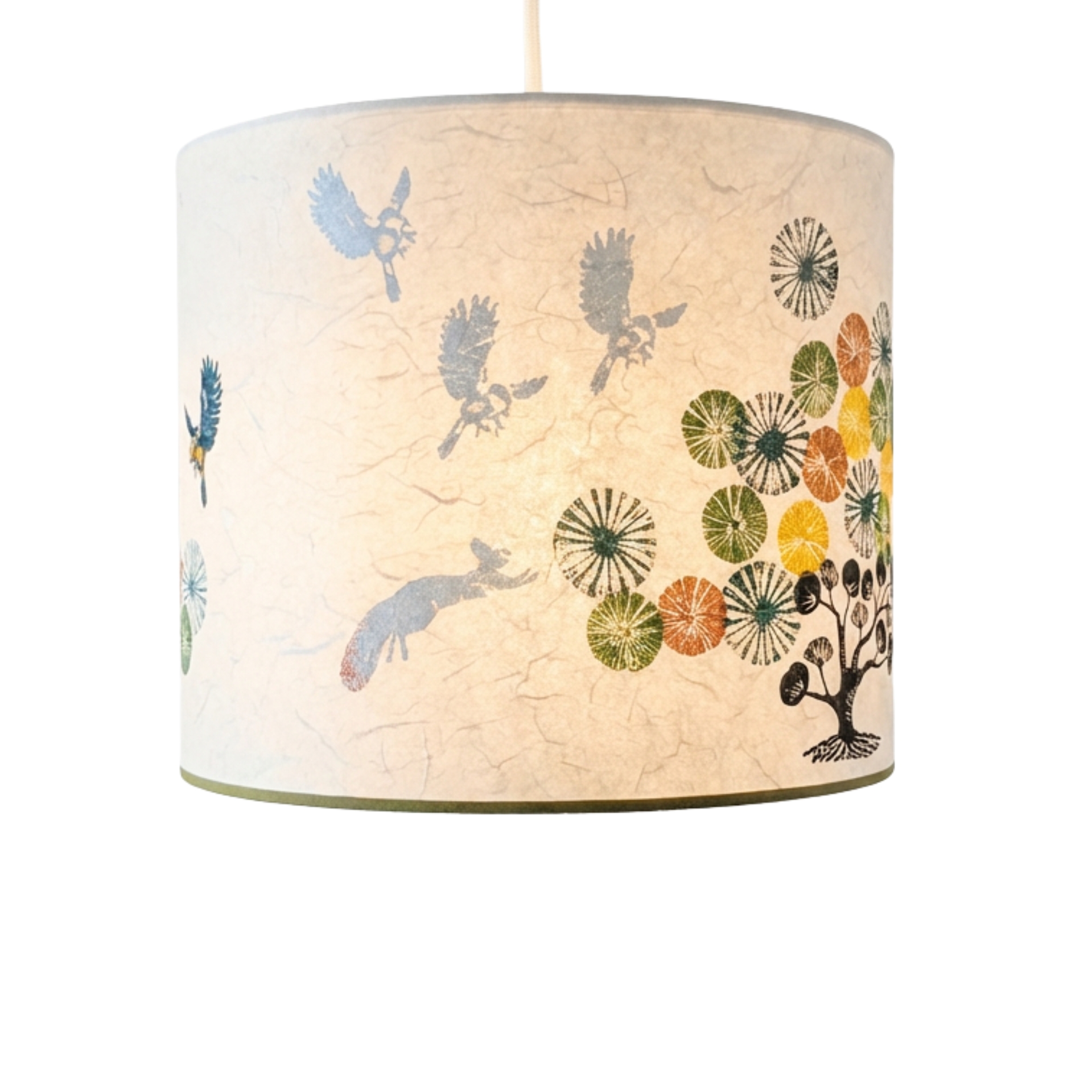 Suspension Simple Collection Forets 003C FLEDERMAUS Luminaire Artisanal Createur Allume