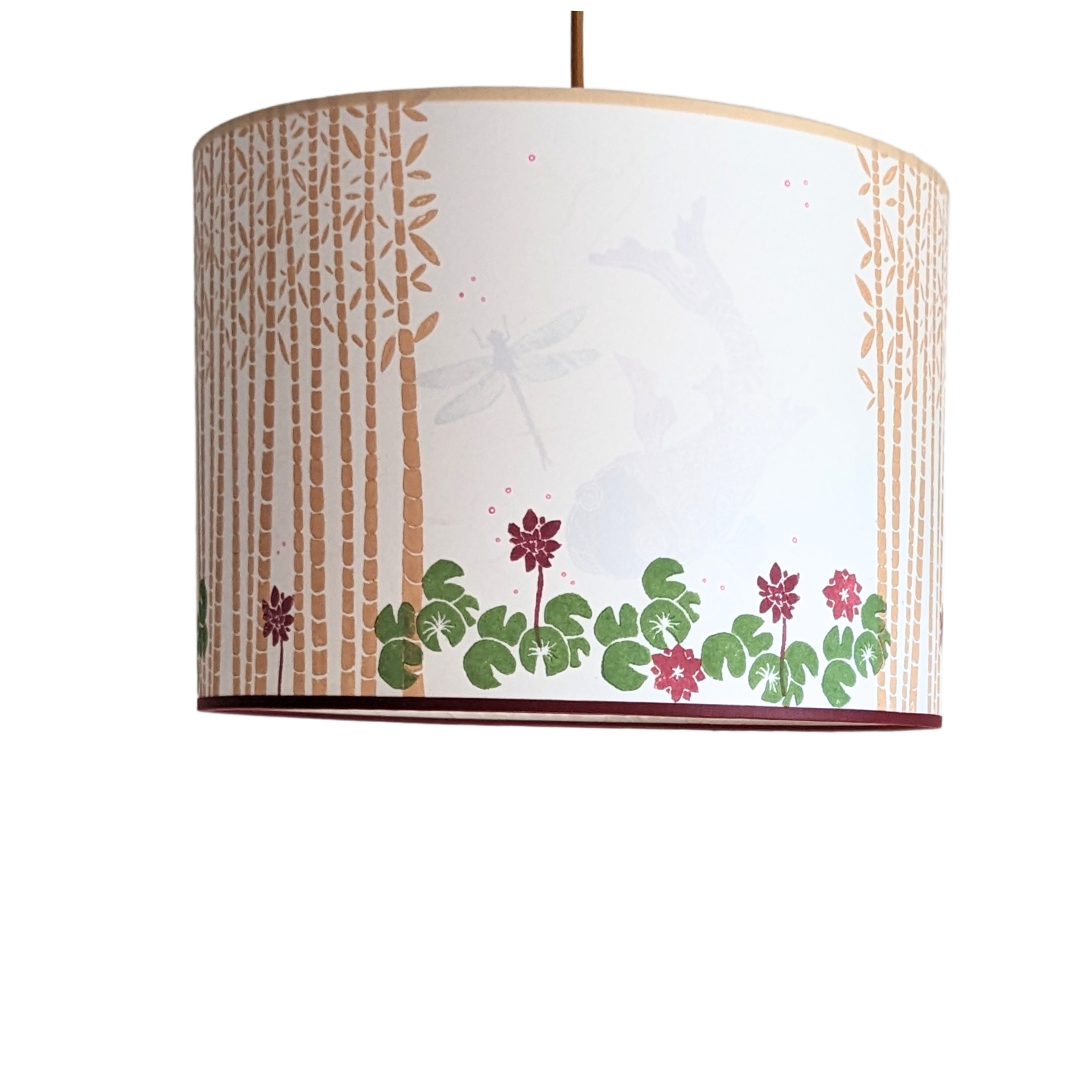 Suspension Simple Collection Nenuphars 001B FLEDERMAUS Luminaire Artisanal Createur Eteint