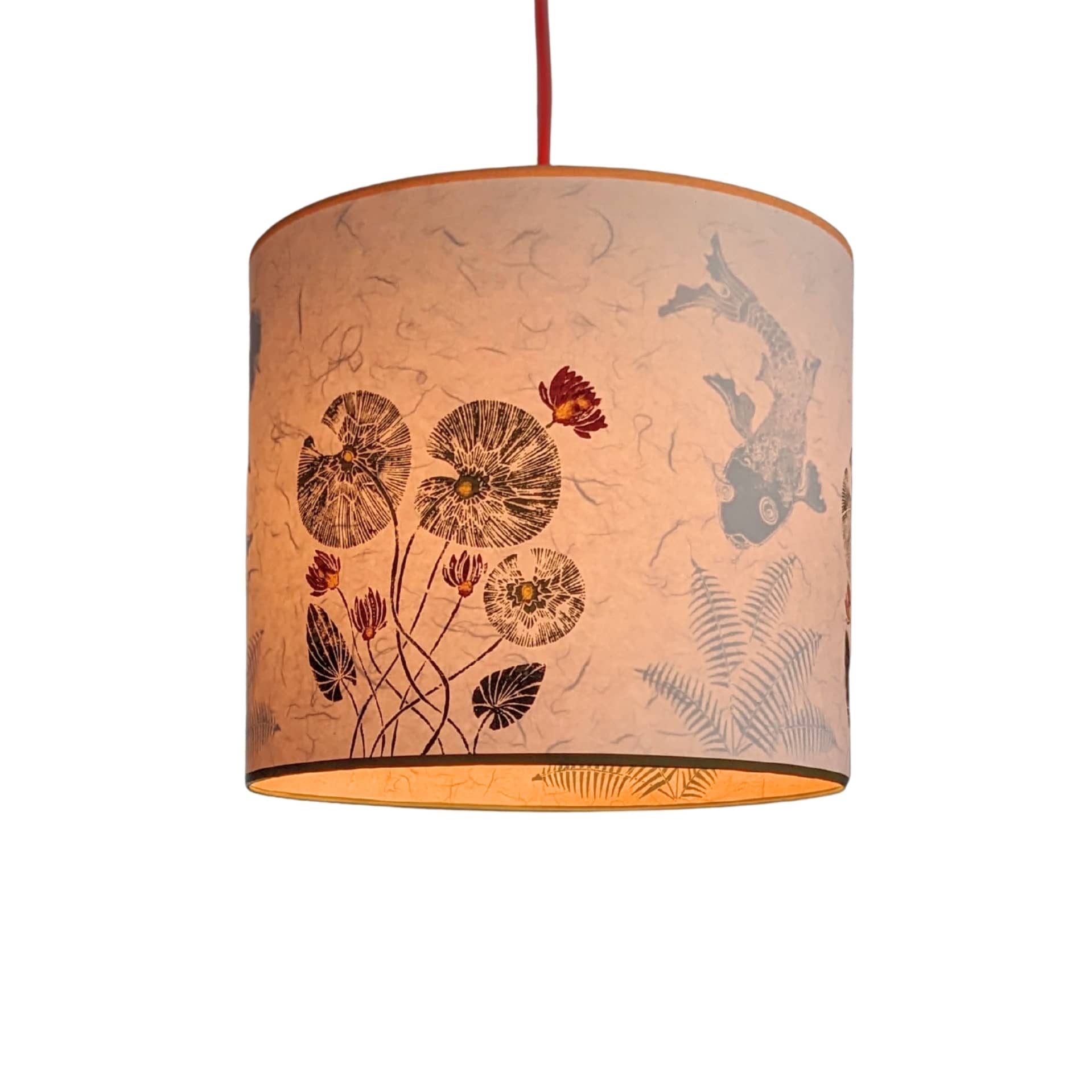 Suspension Simple Collection Nenuphars 002C FLEDERMAUS Luminaire Artisanal Createur Allume