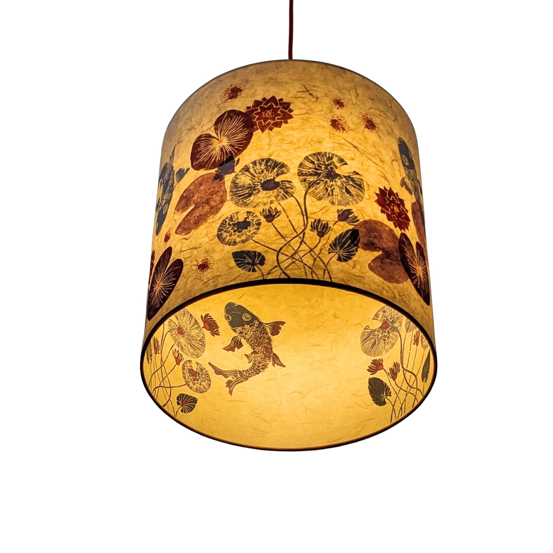 Suspension Simple Collection Nenuphars 003C FLEDERMAUS Luminaire Artisanal Createur Allume