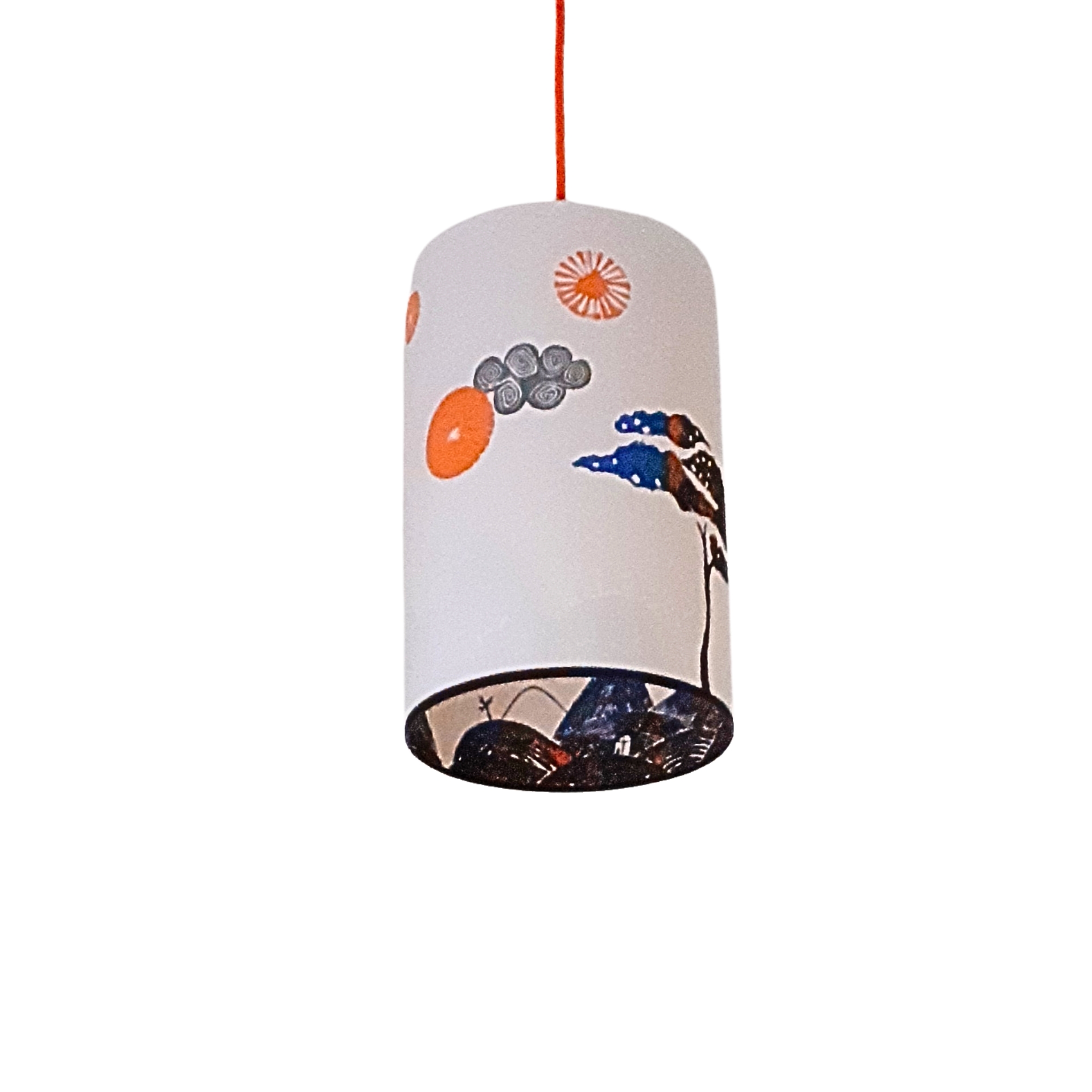 Suspension Simple Collection Voyage 001B FLEDERMAUS Luminaire Artisanal Createur Eteint